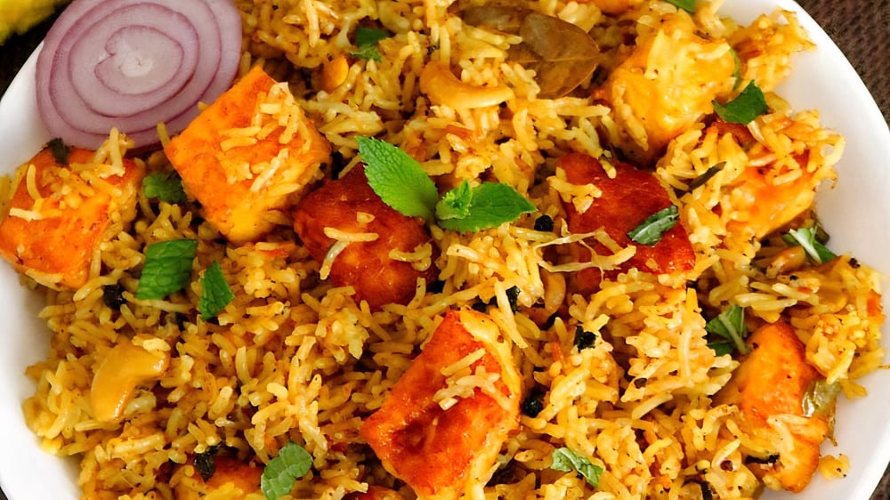Vijayawada Paneer Biryani (V) (Signature Item)