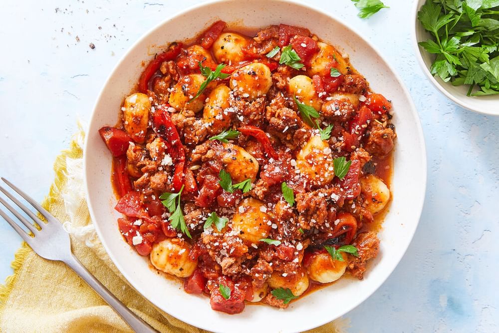 Chicken & Sausage Cacciatore