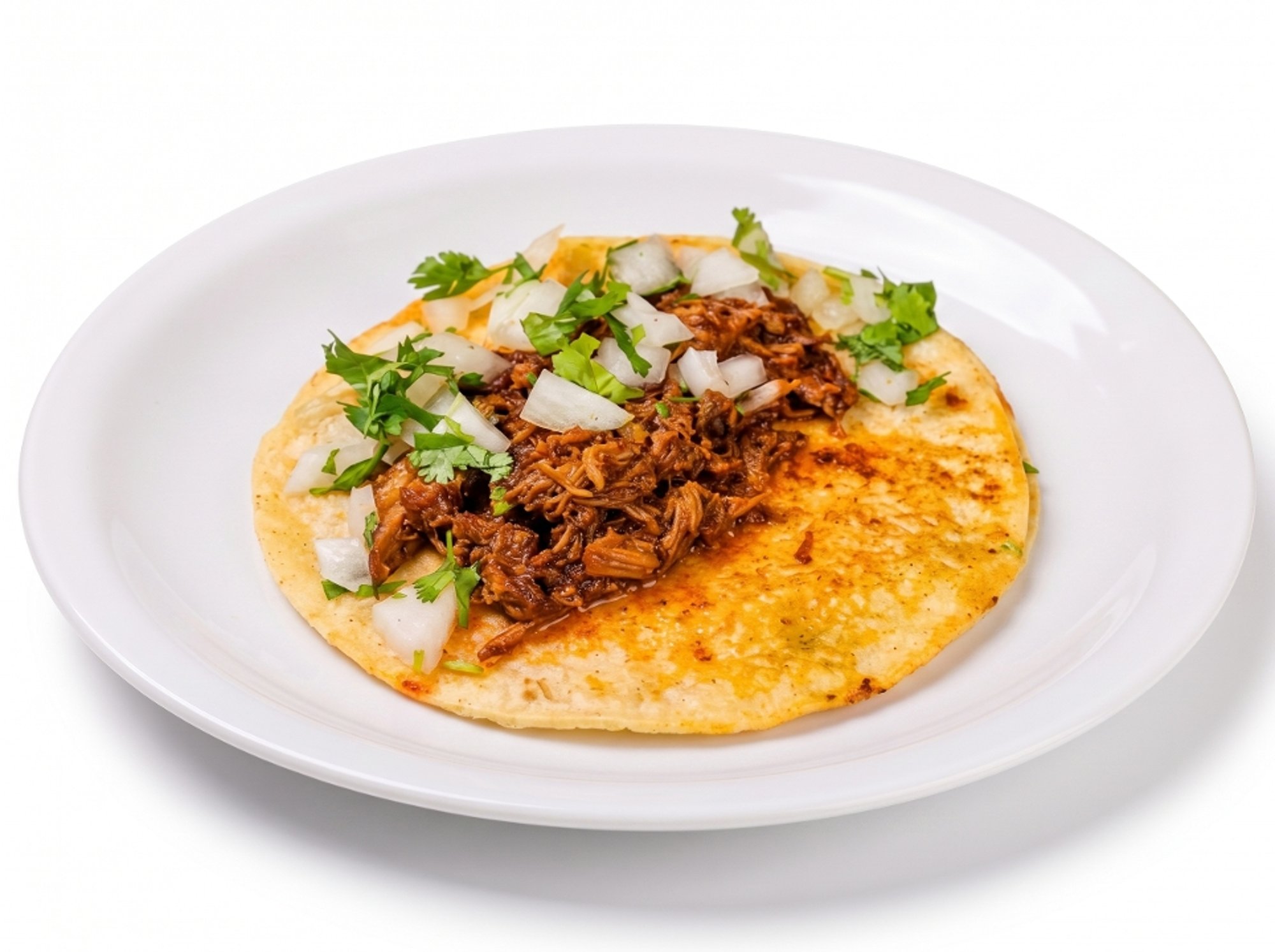 Sope Taco de Lengua (Tongue Sope Taco)