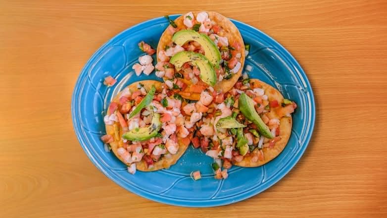Shrimp Tostada