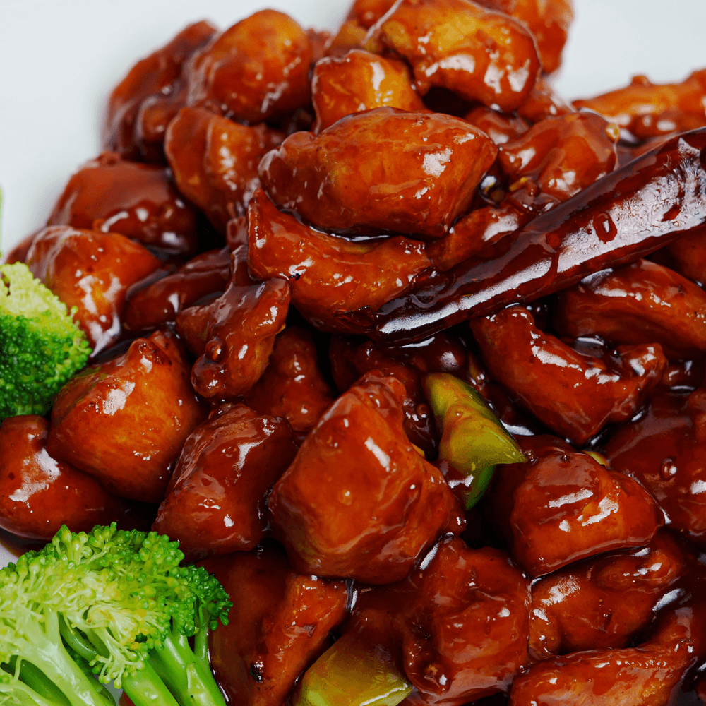General Tso's Chicken Lunch 左宗鸡 Almuerzo de pollo General Tso