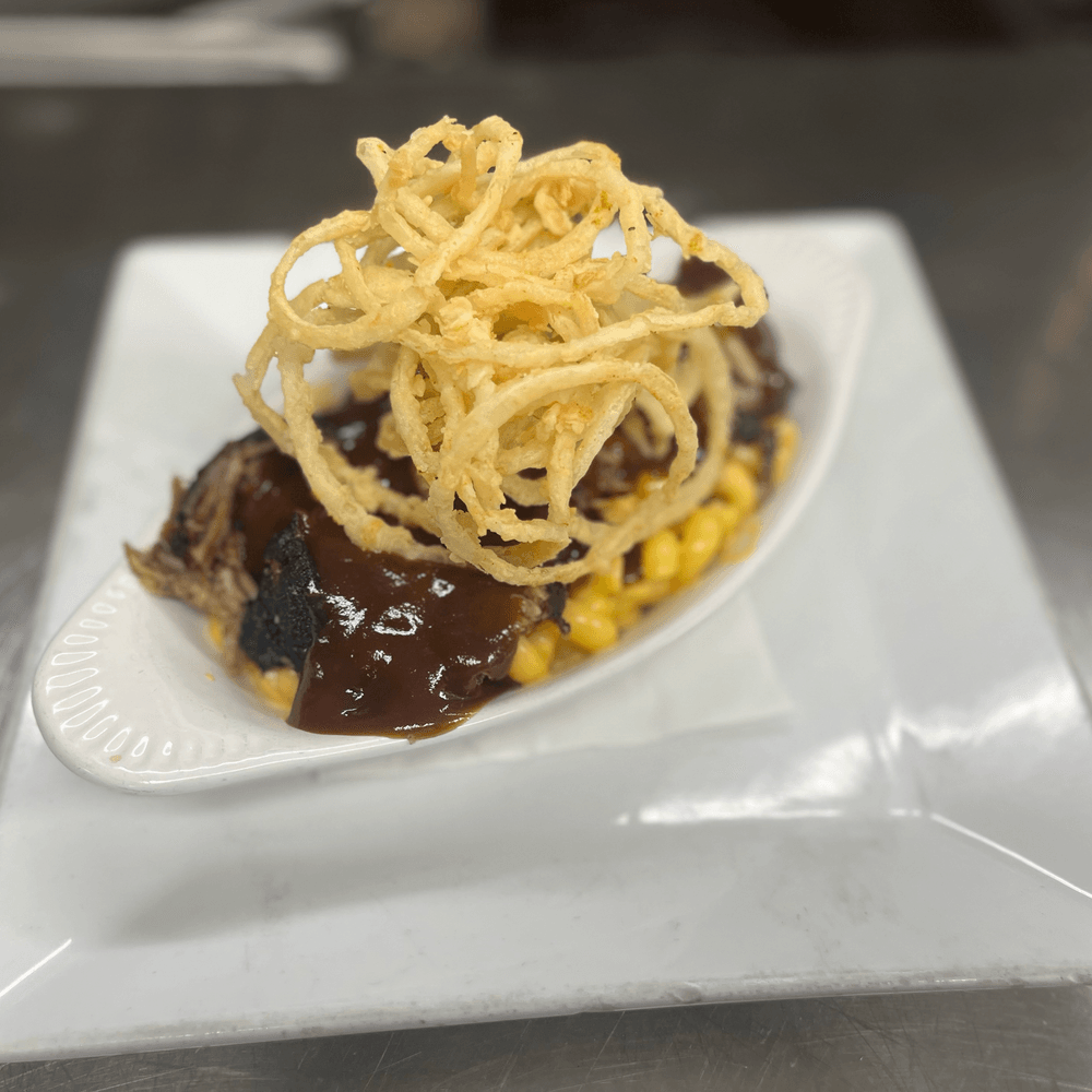 Pork and Mac Stack