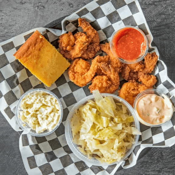 Popcorn Shrimp & 2 Sides