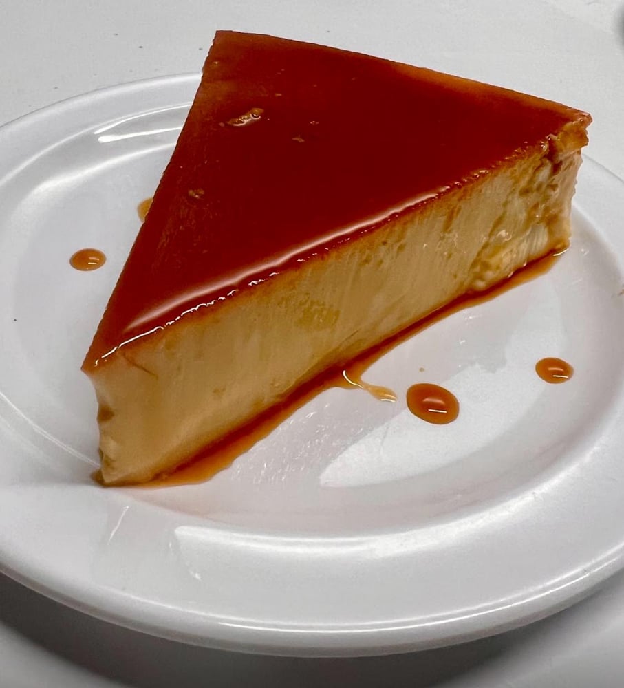 CARAMEL FLAN SLICE