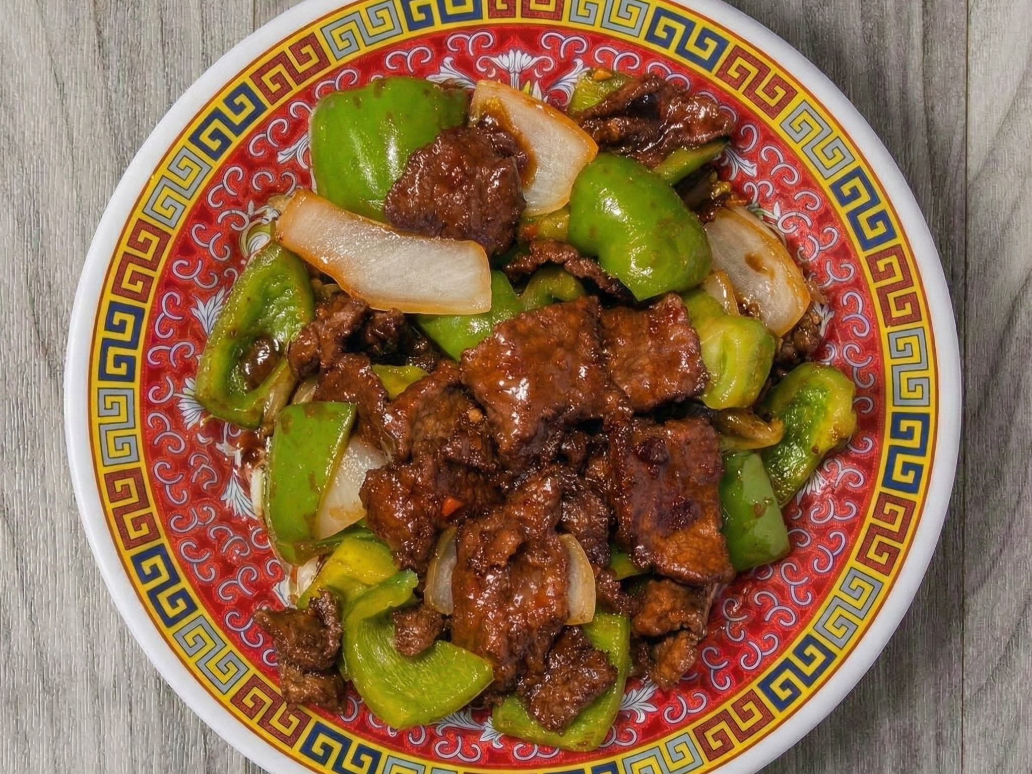 Beef with Green Pepper