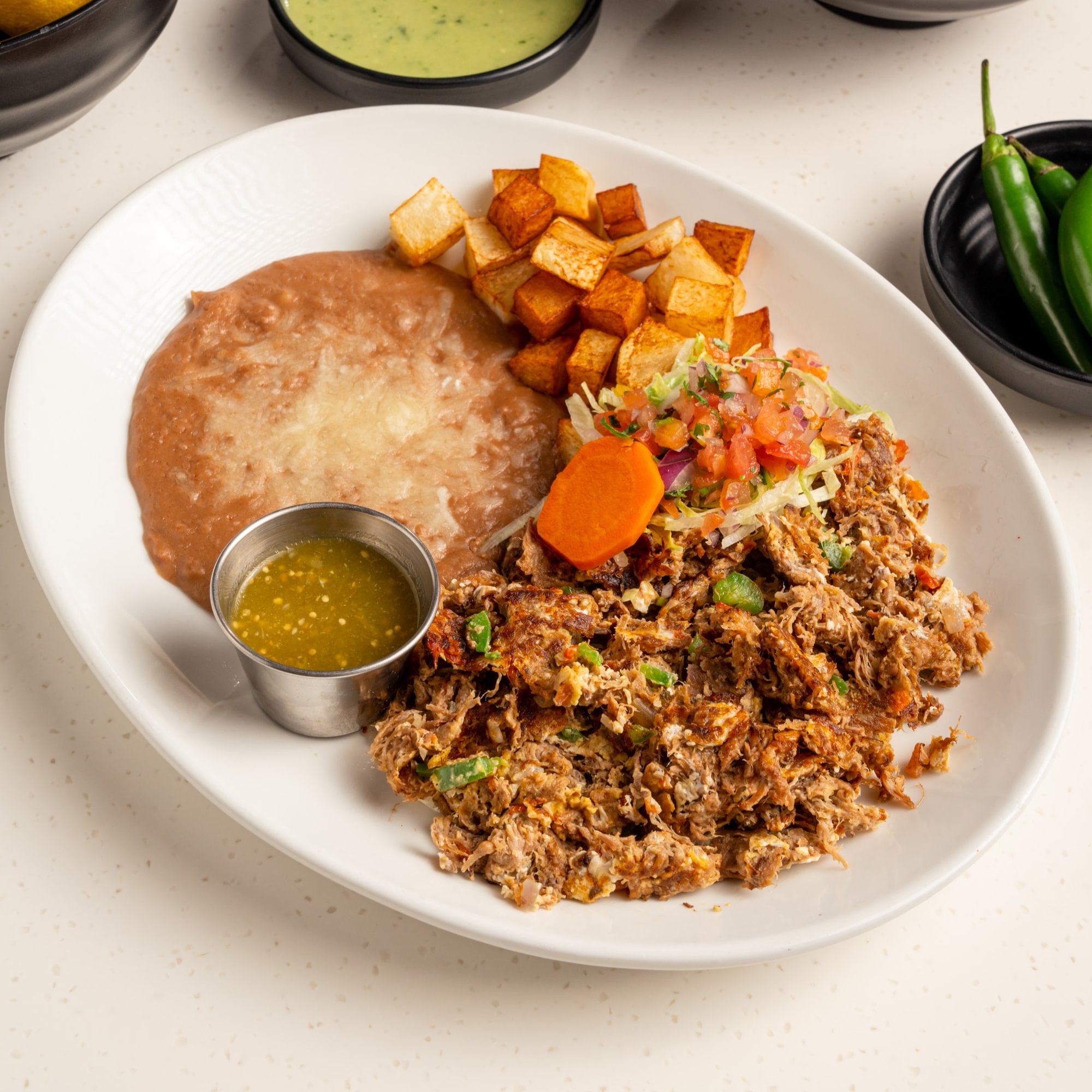 Machaca con Huevo