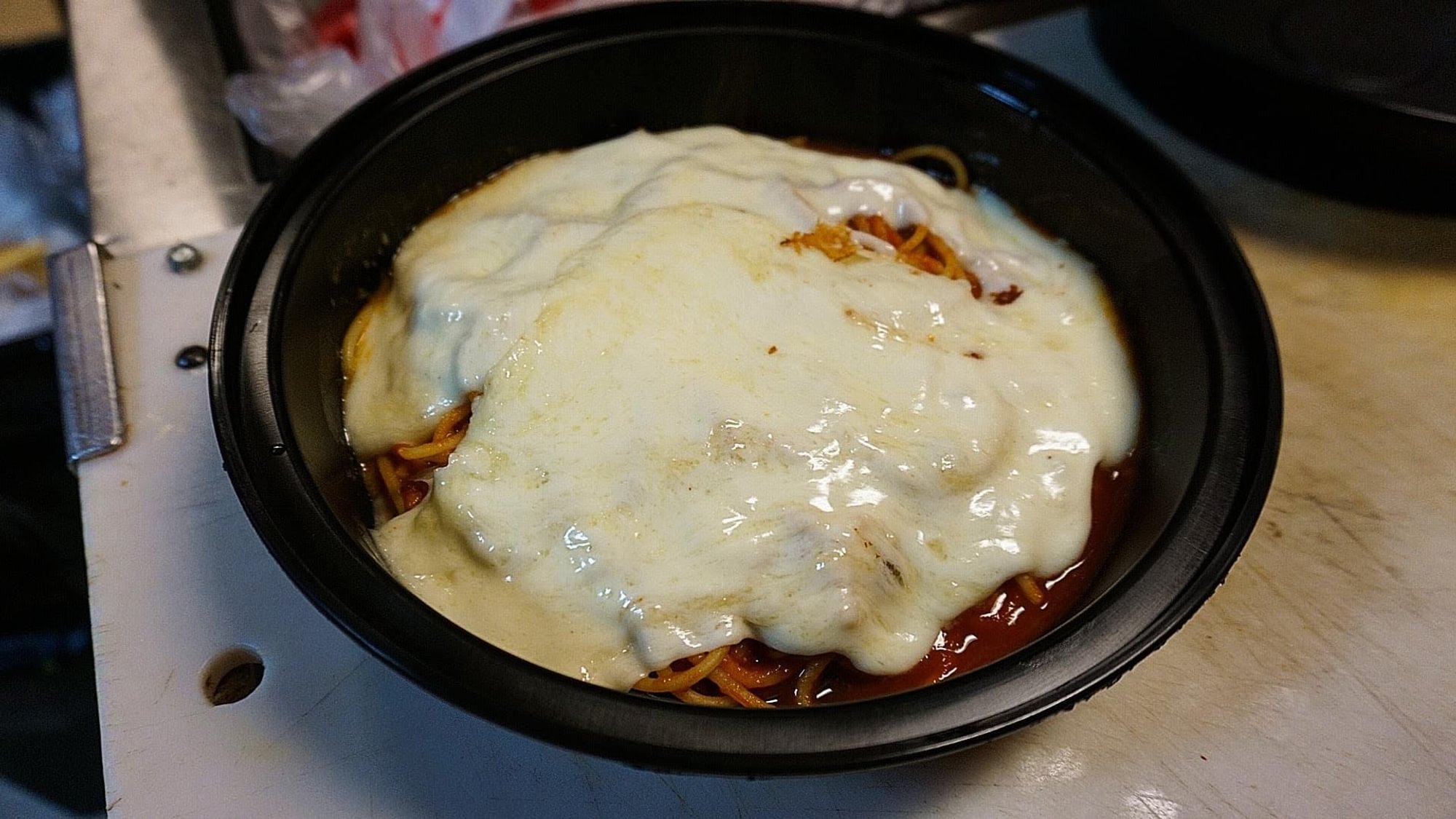 Baked Spaghetti & Mozzarella
