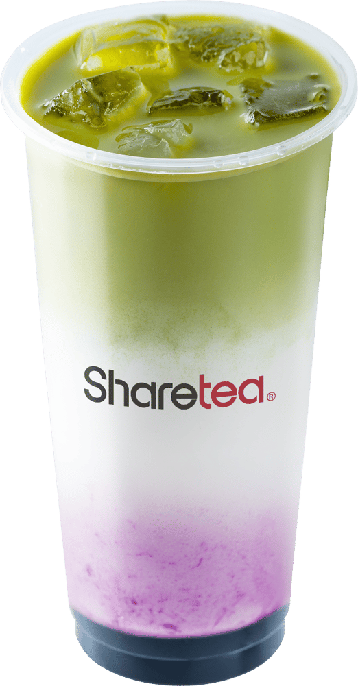 Blueberry Matcha Fresh Milk