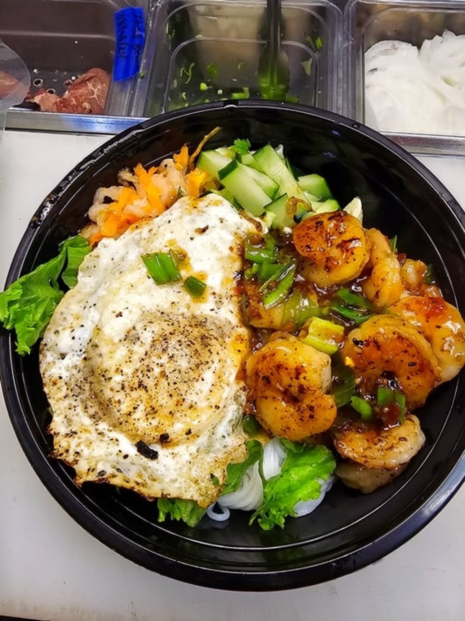 Lemongrass Shrimp Rice Bowl