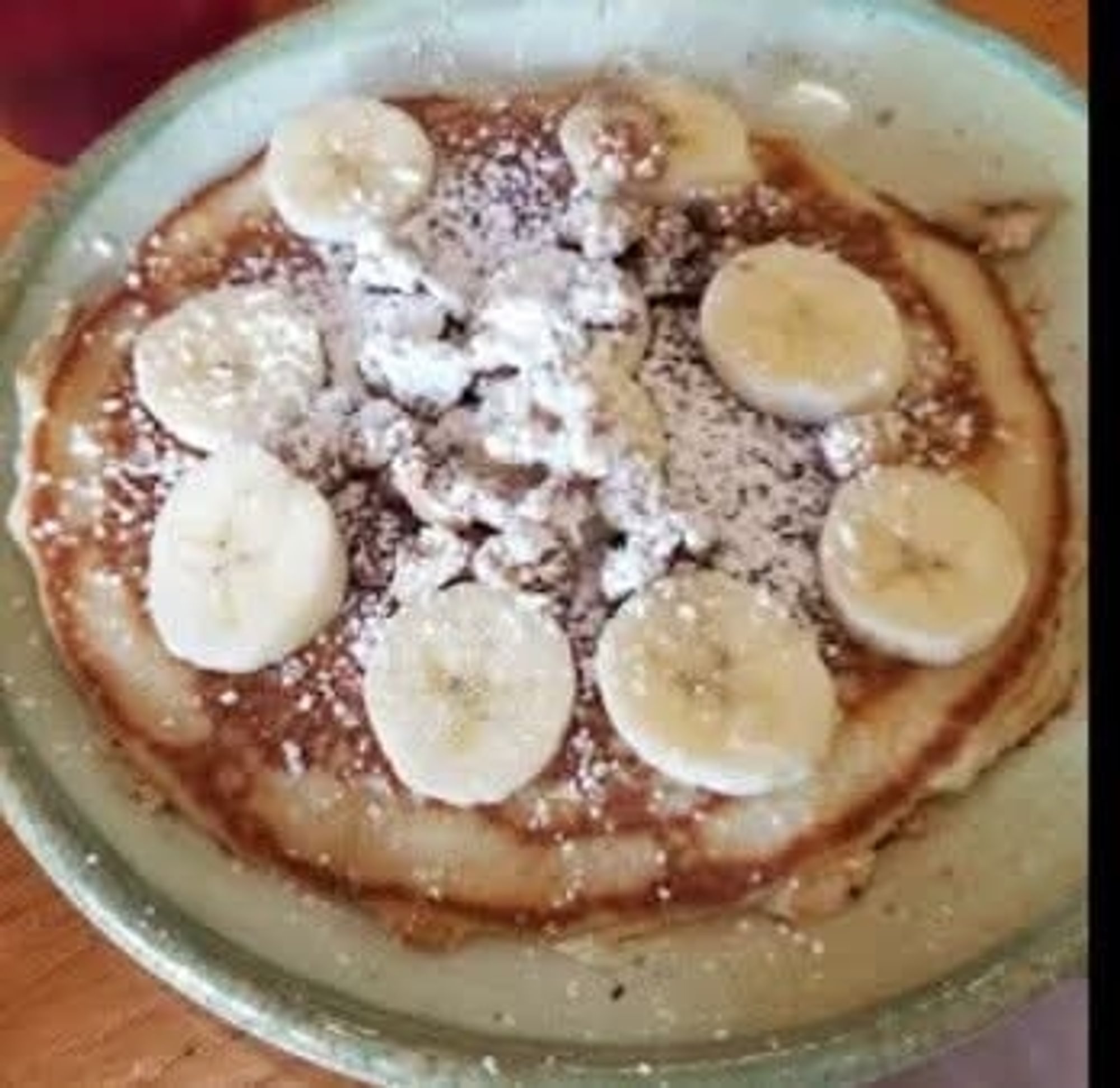 Three Banana Walnut Pancakes
