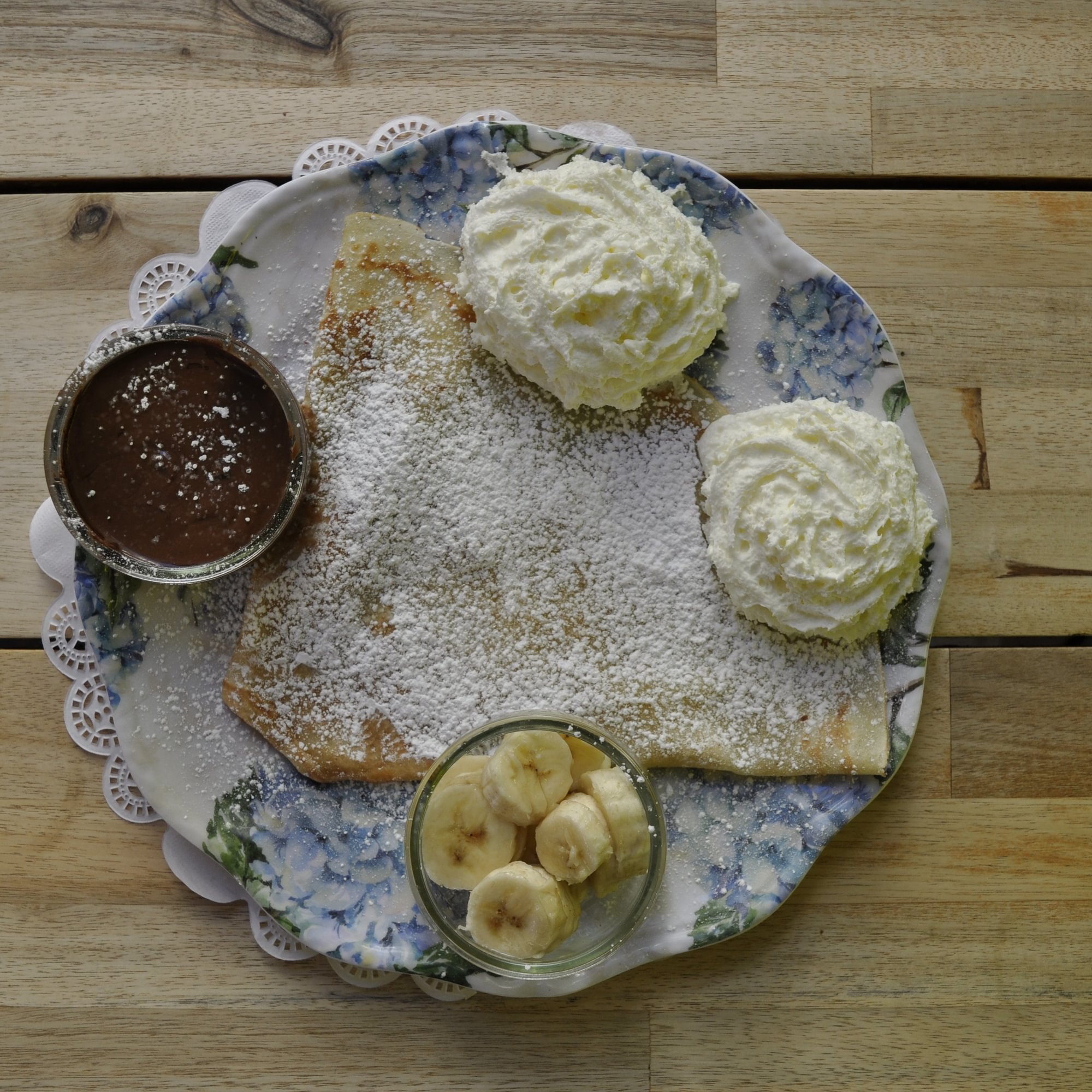 Nutella and Banana Crepes