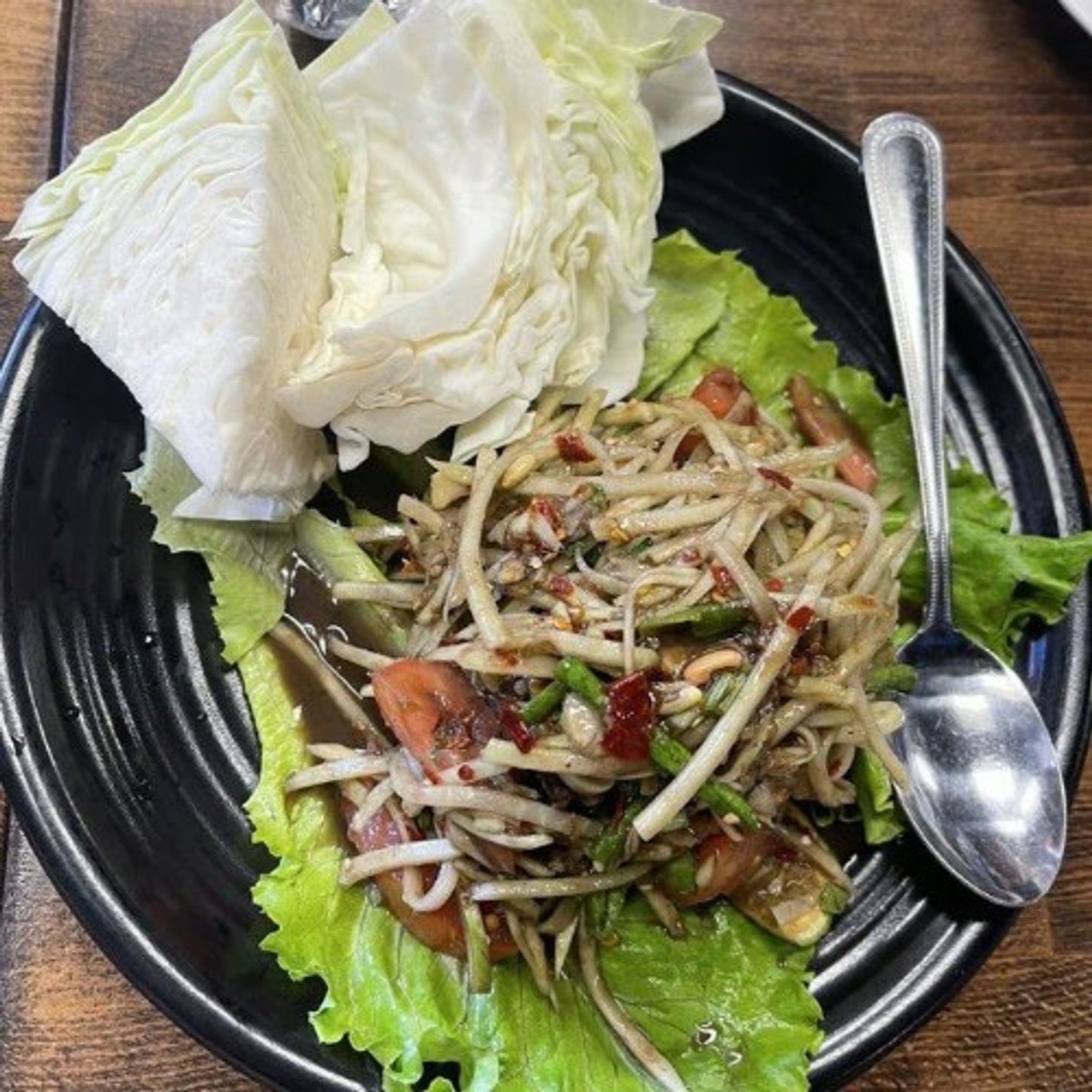 Tum Pu ส้มตำปู / Tum Pla Ra ตําปลาร้า / Tum Pu & Ra Papaya Salad ส้มตำปูปลาร้าตํา ปู + ปลาร้า
