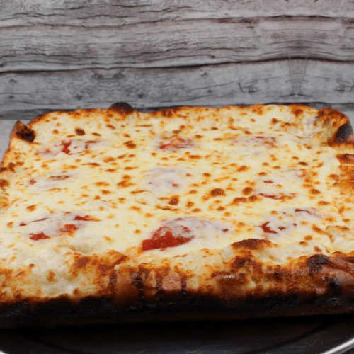 Large 9 Square Slices Sicilian (12x12 inch) Cheese Pizza