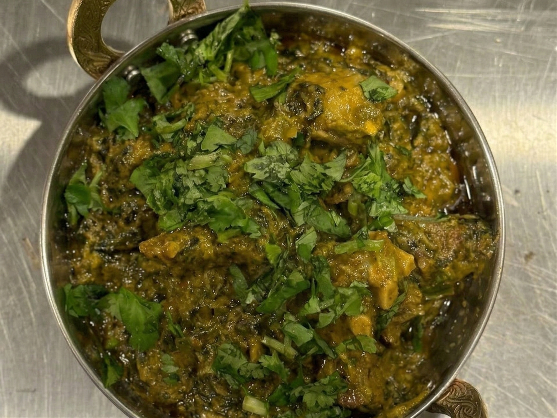 Palak Goat (Bone in)