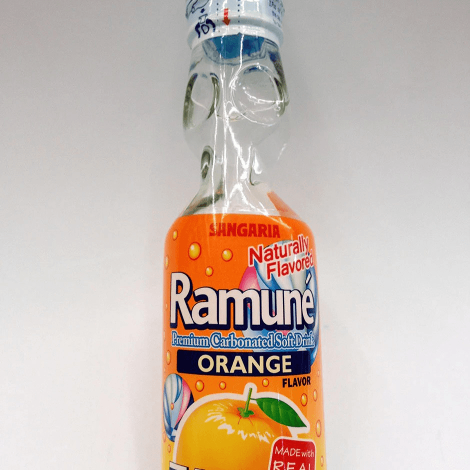 Japanese Ramune Orange Soda