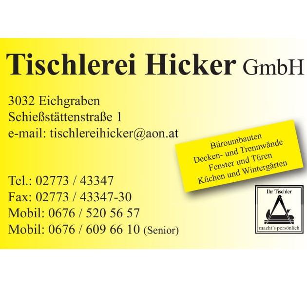 Logo von Tischlerei Hicker GmbH