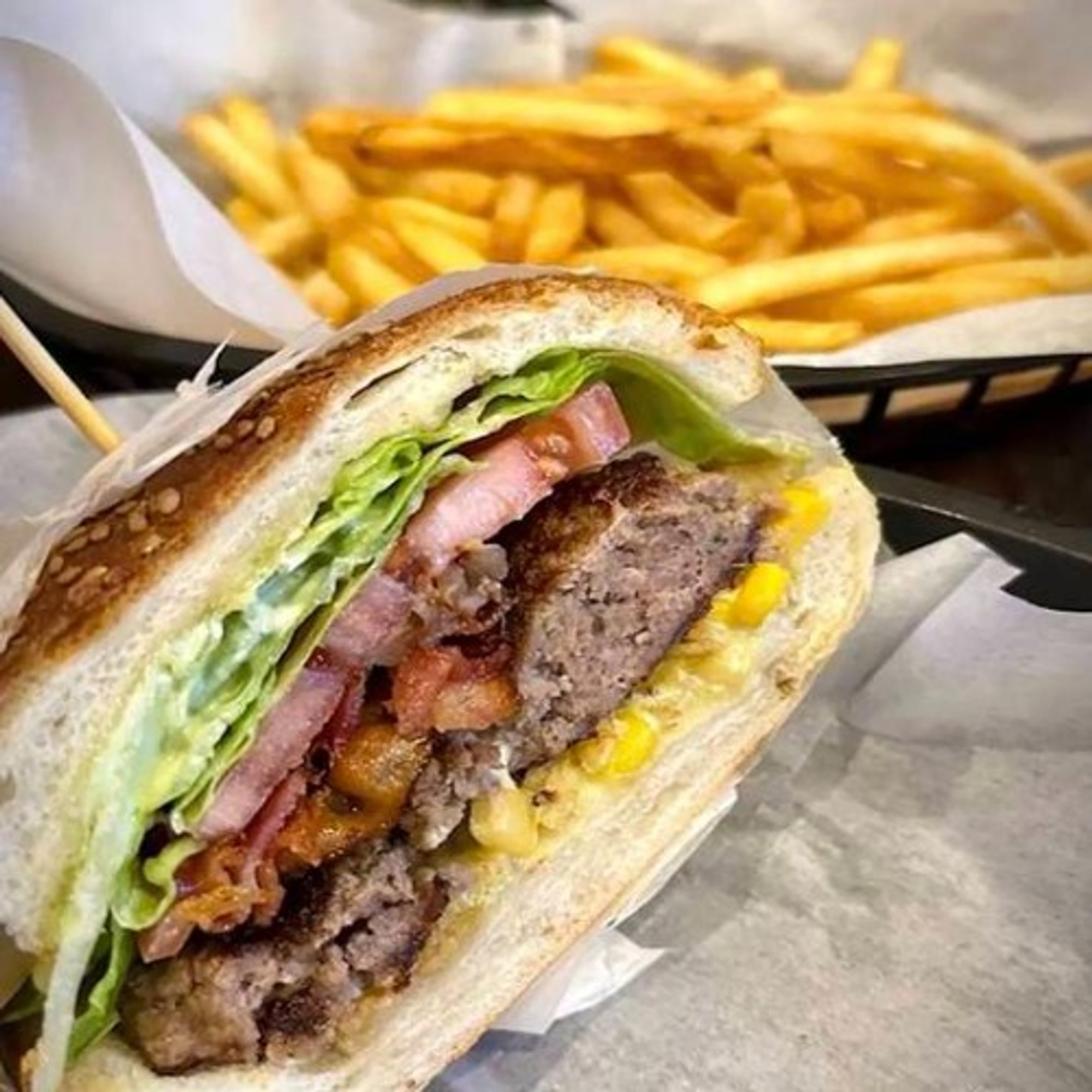X Bacon Burger