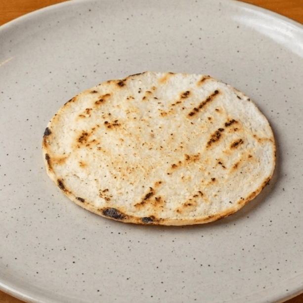 Arepa paisa sin queso