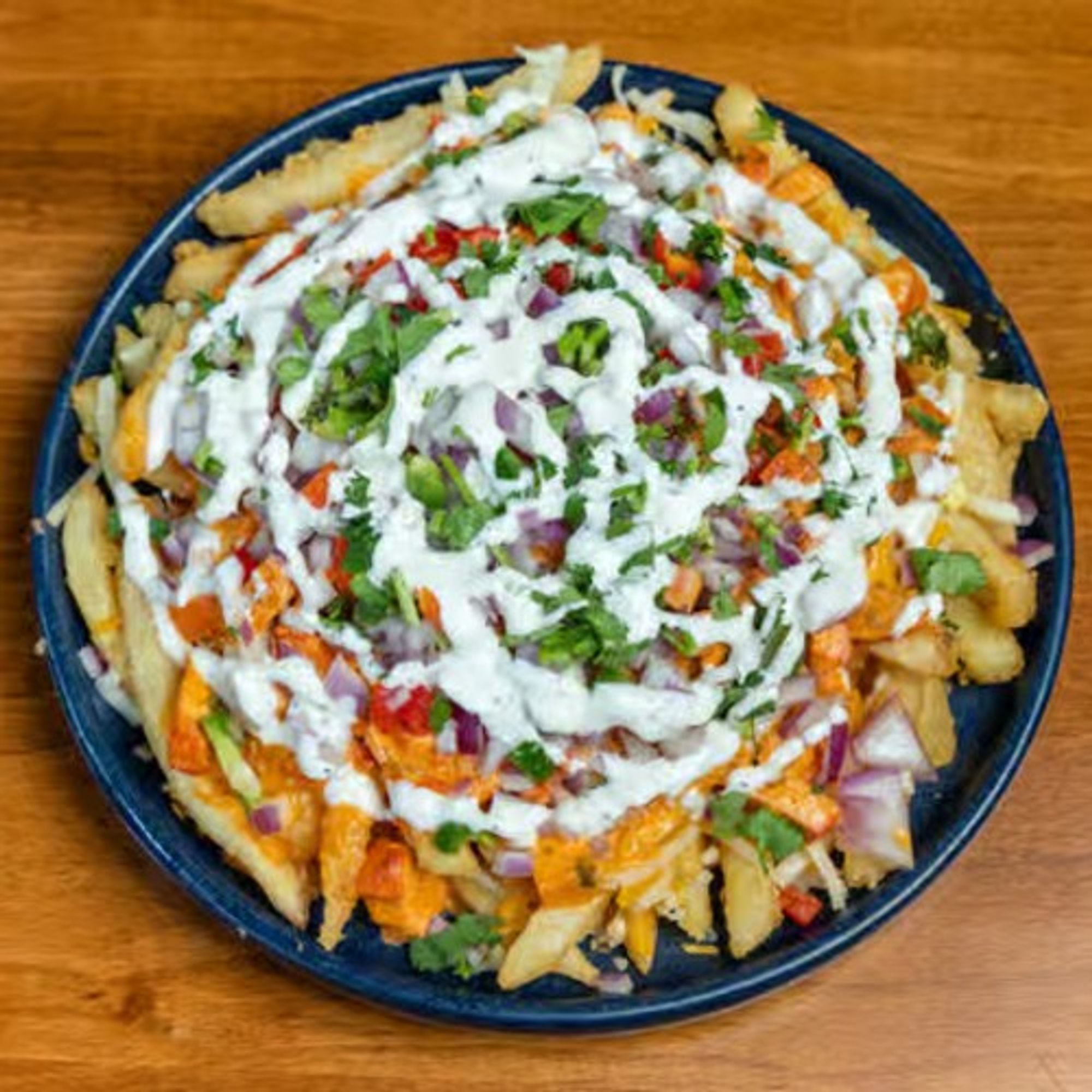 Loaded Butter Chicken Fries Plate