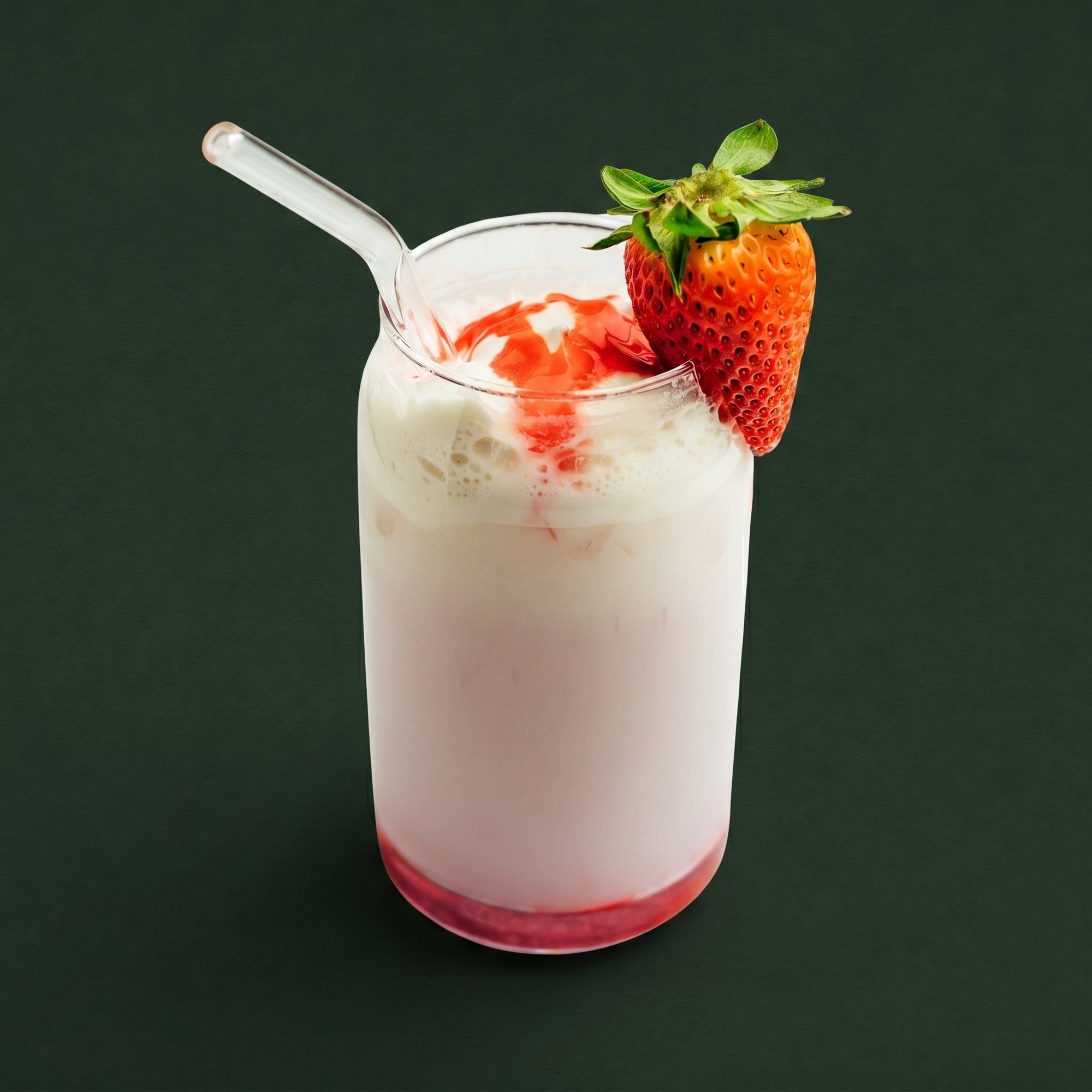 Strawberry Iced Latte