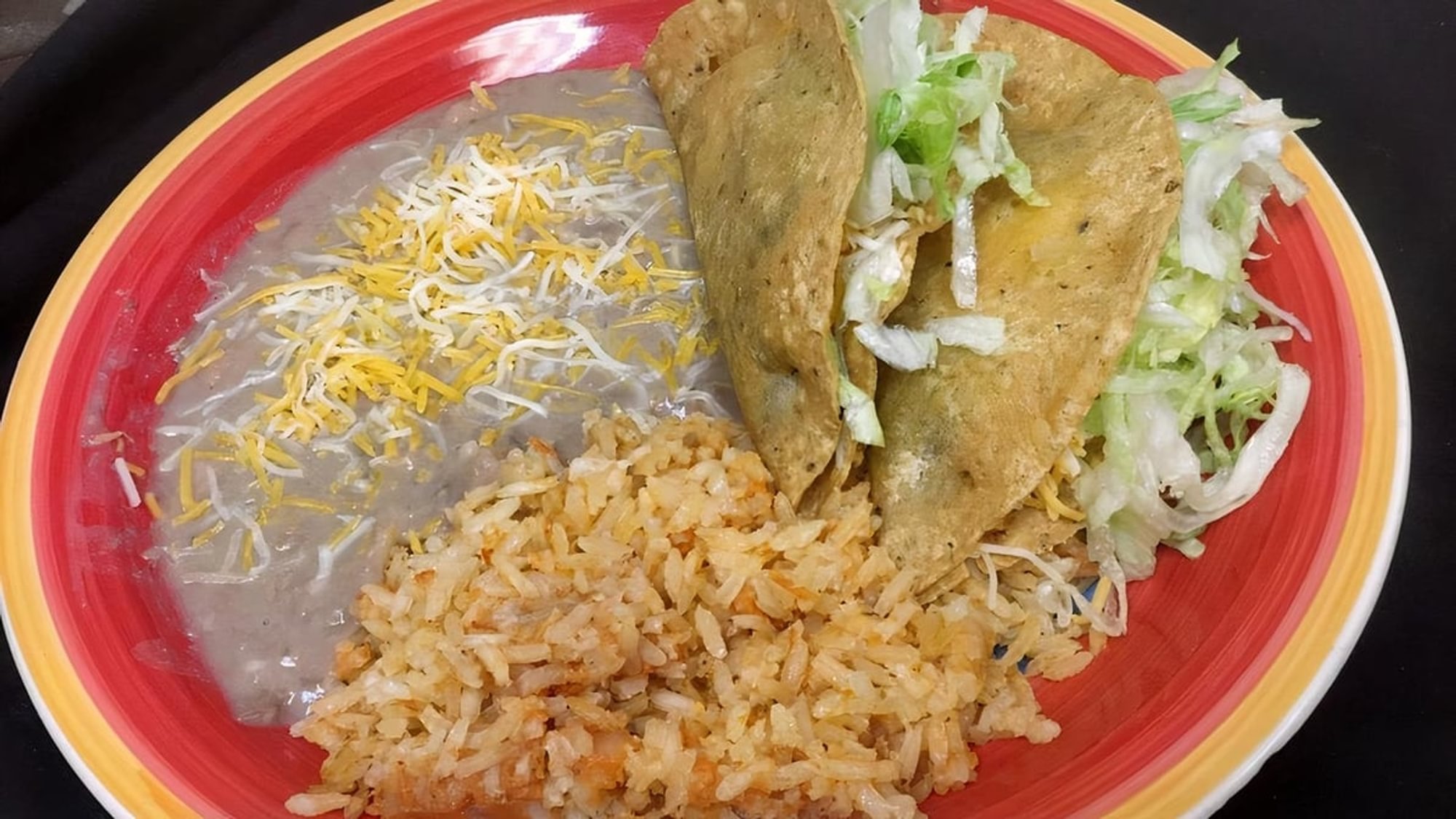 #5 Beef Hard Shell Tacos Combo