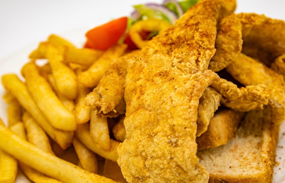 Fried Whiting Sandwich (3 Pieces)