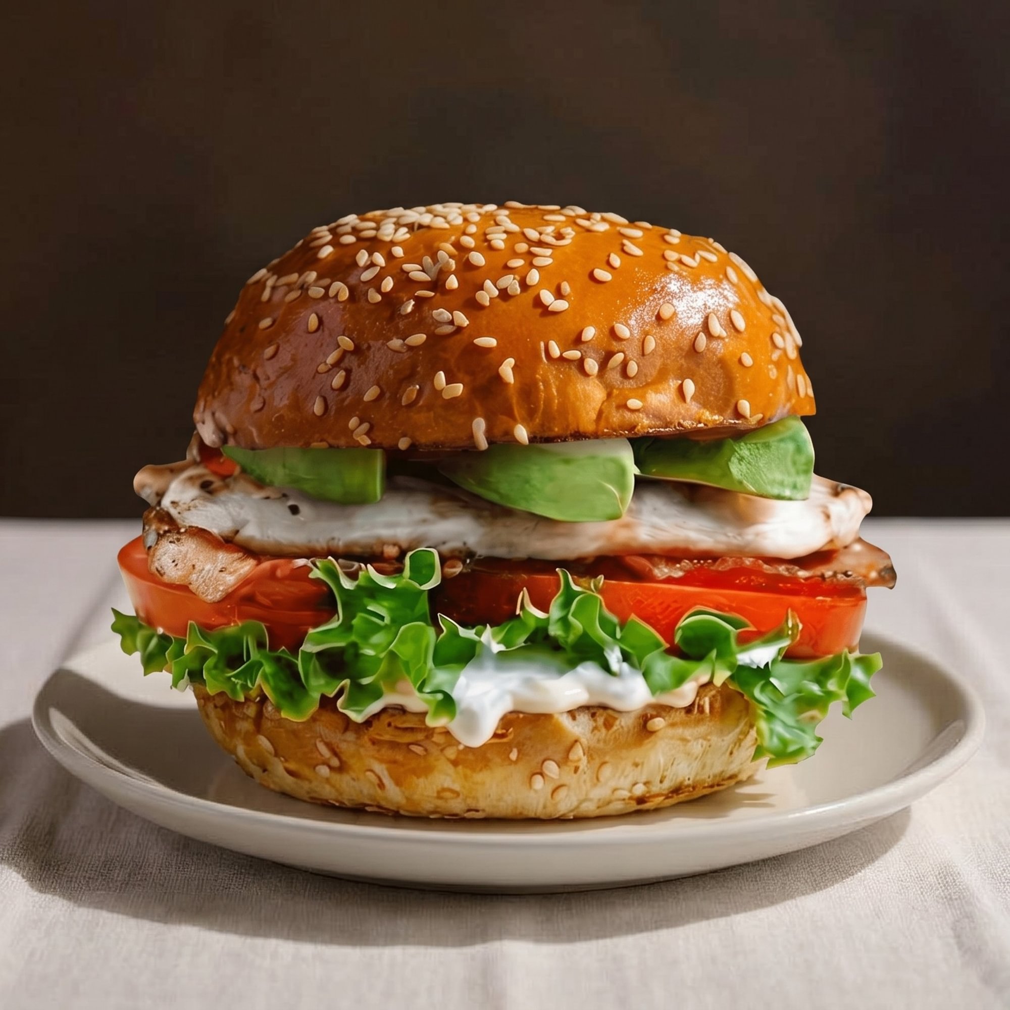 Manhattan Grilled Chicken Club Sandwich