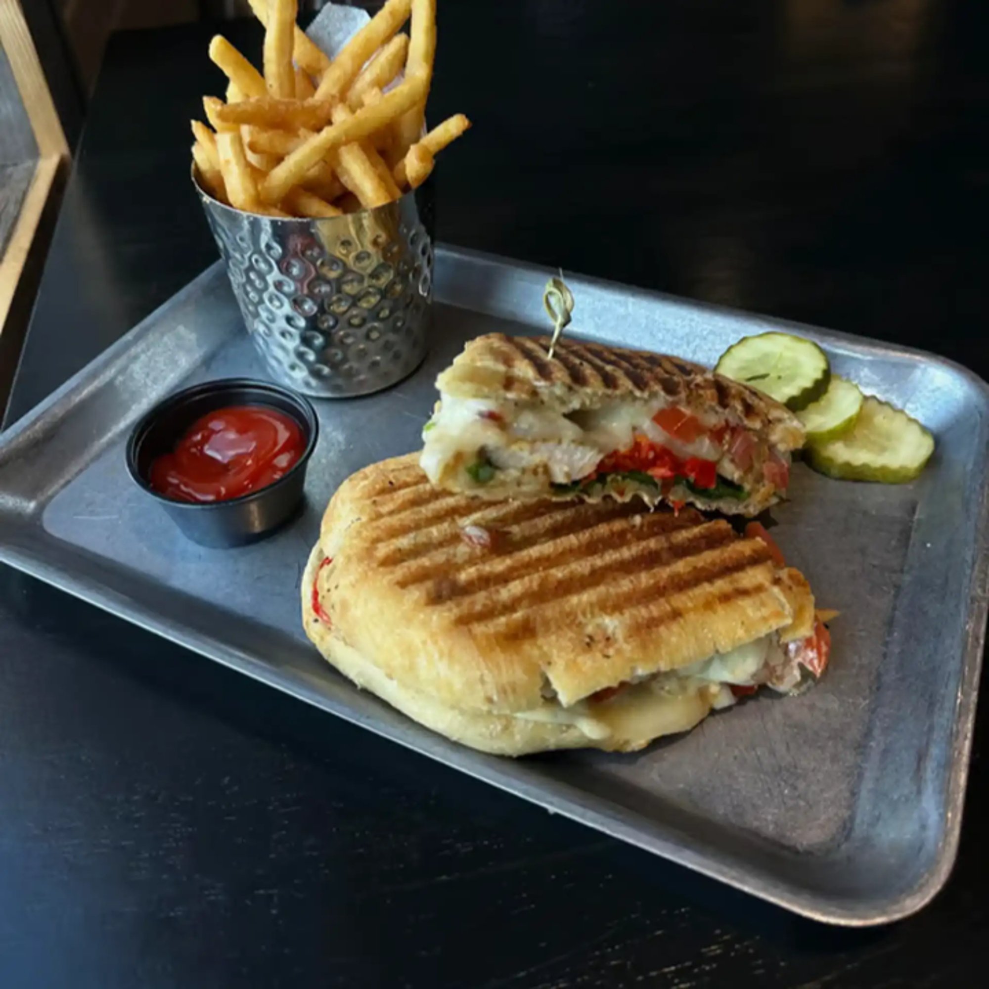 Pesto Chicken Panini