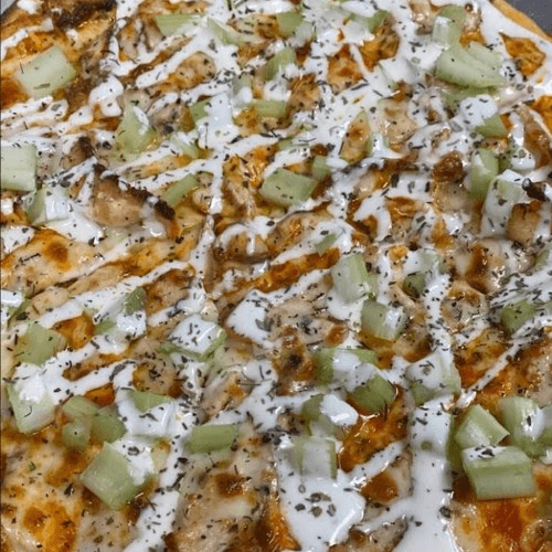 Buffalo Chicken Pizza - Half Moon