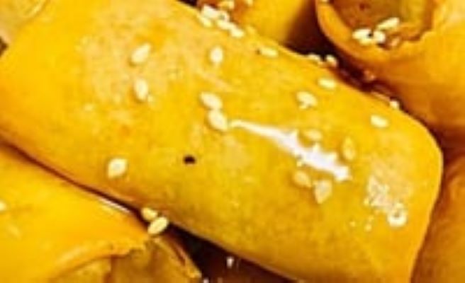 Banana Rolls w/Honey