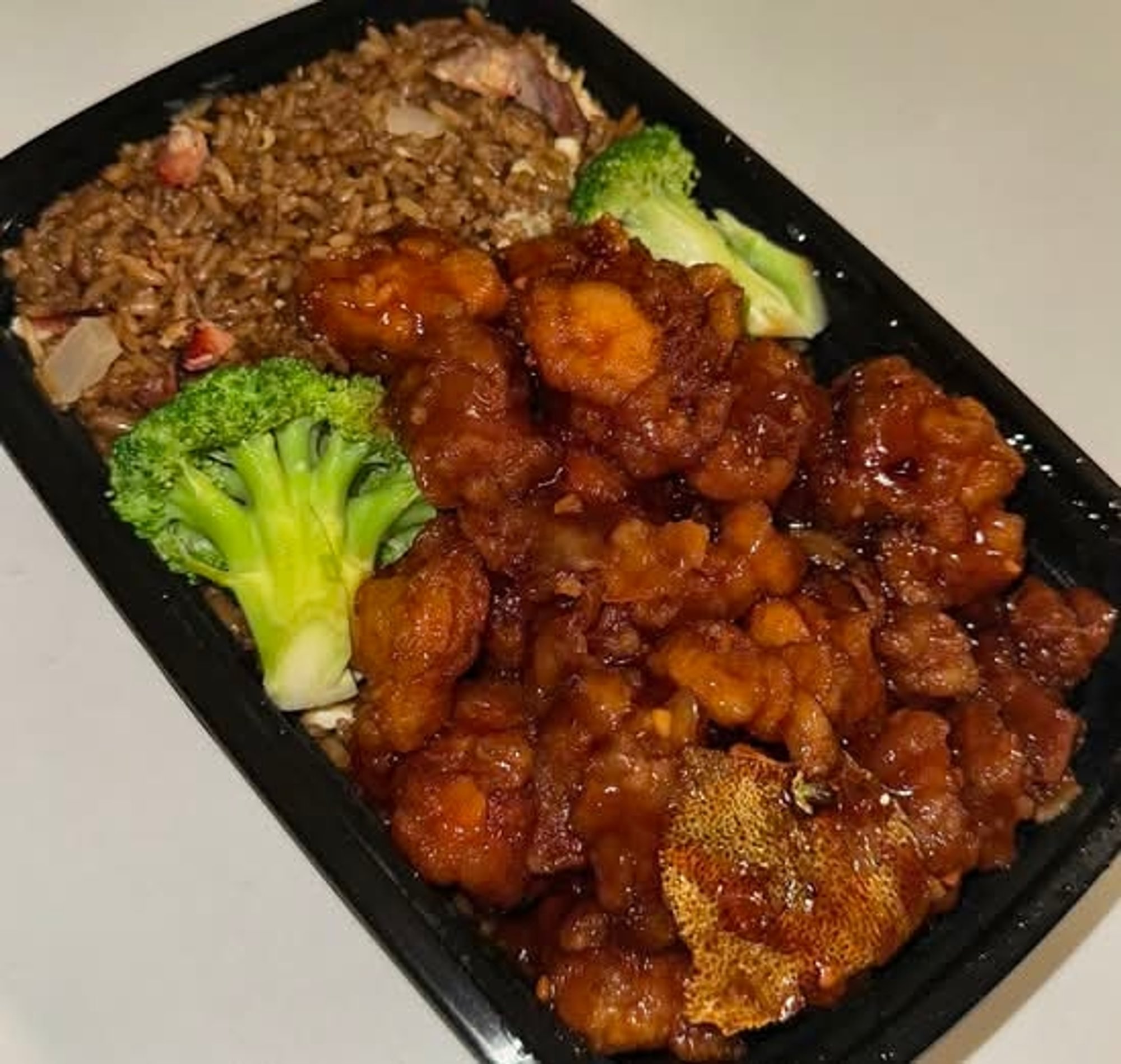 Dinner Teriyaki Chicken Combination Platter