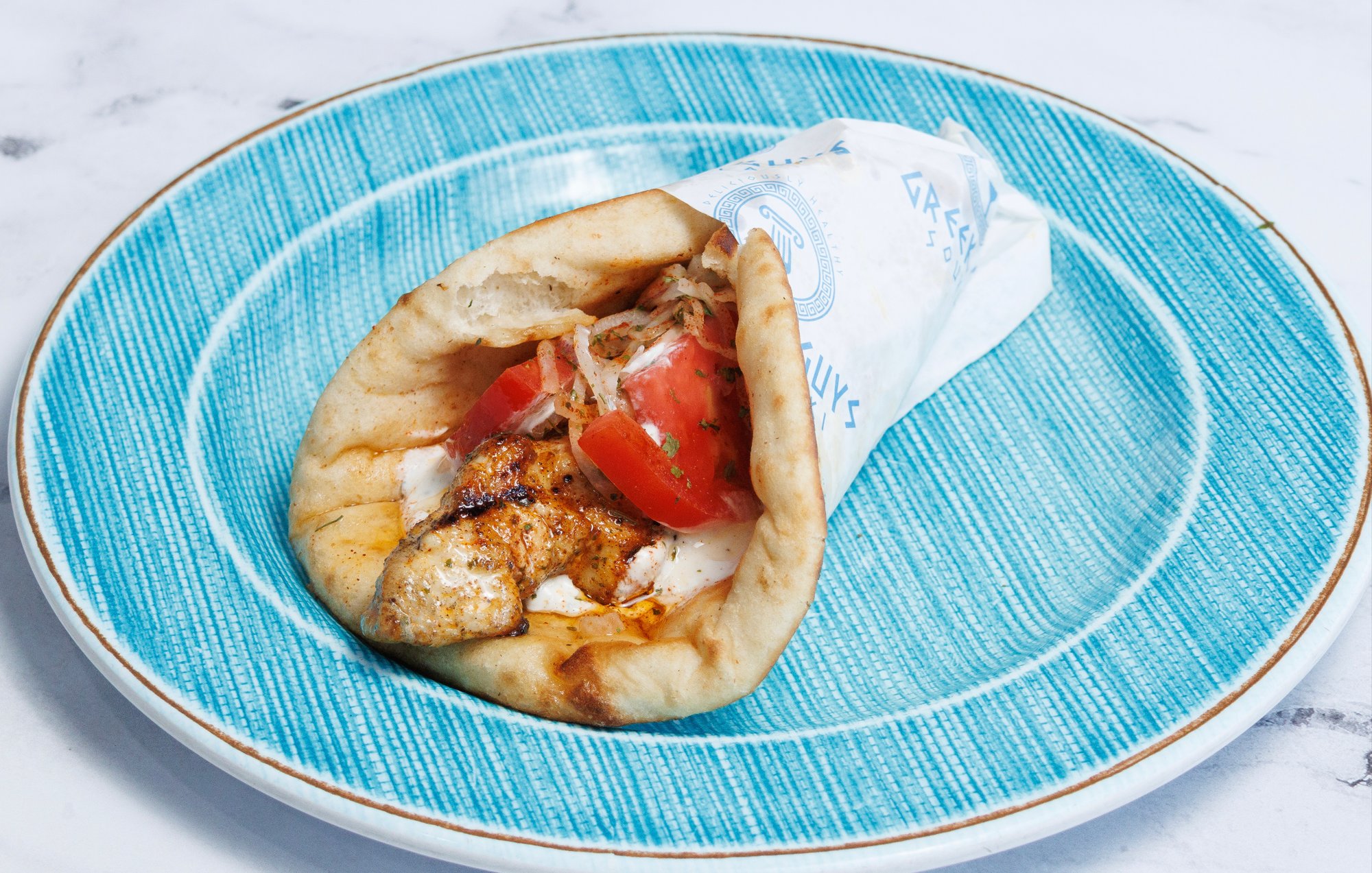 CHICKEN SOUVLAKI PITA