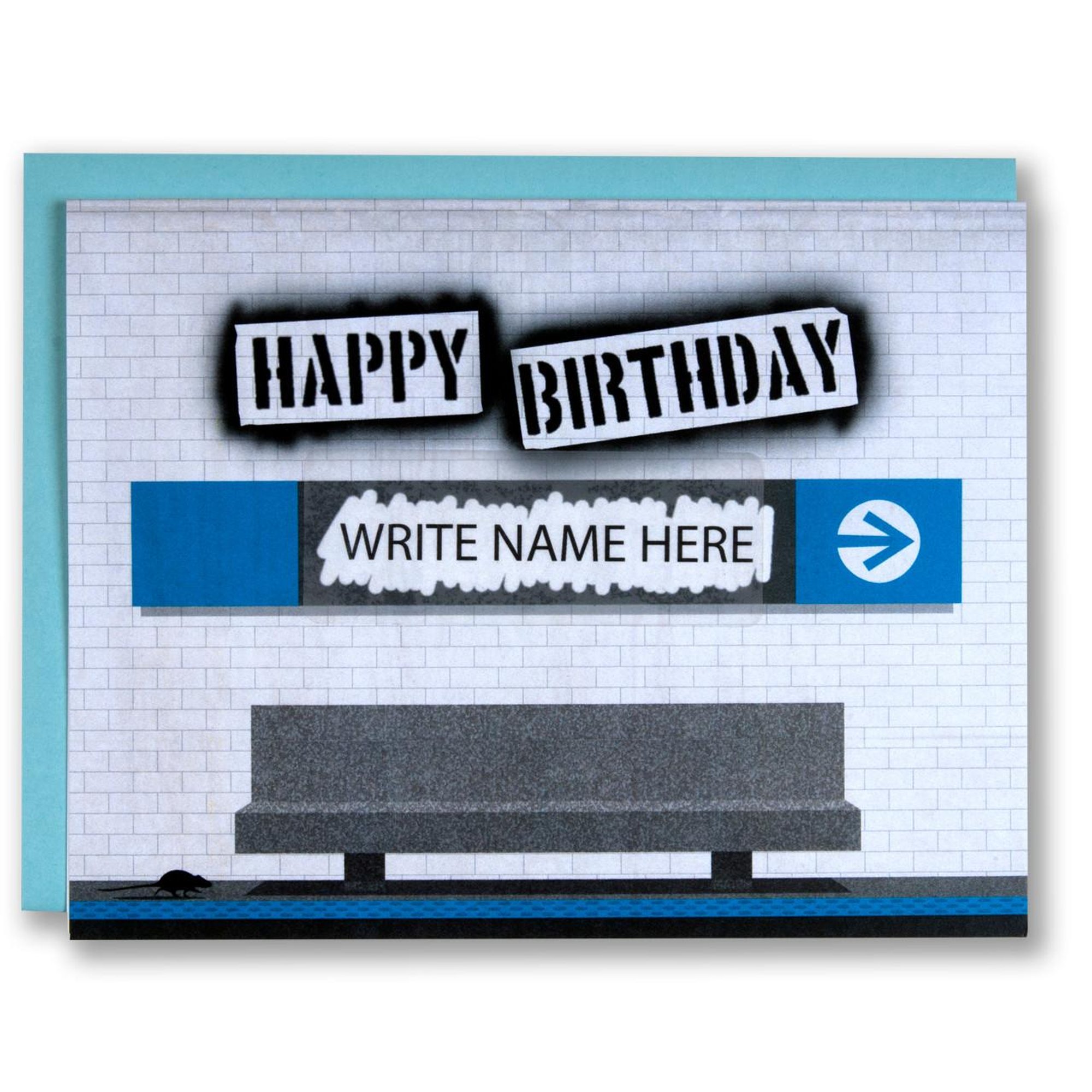 Train Station Greeting Card