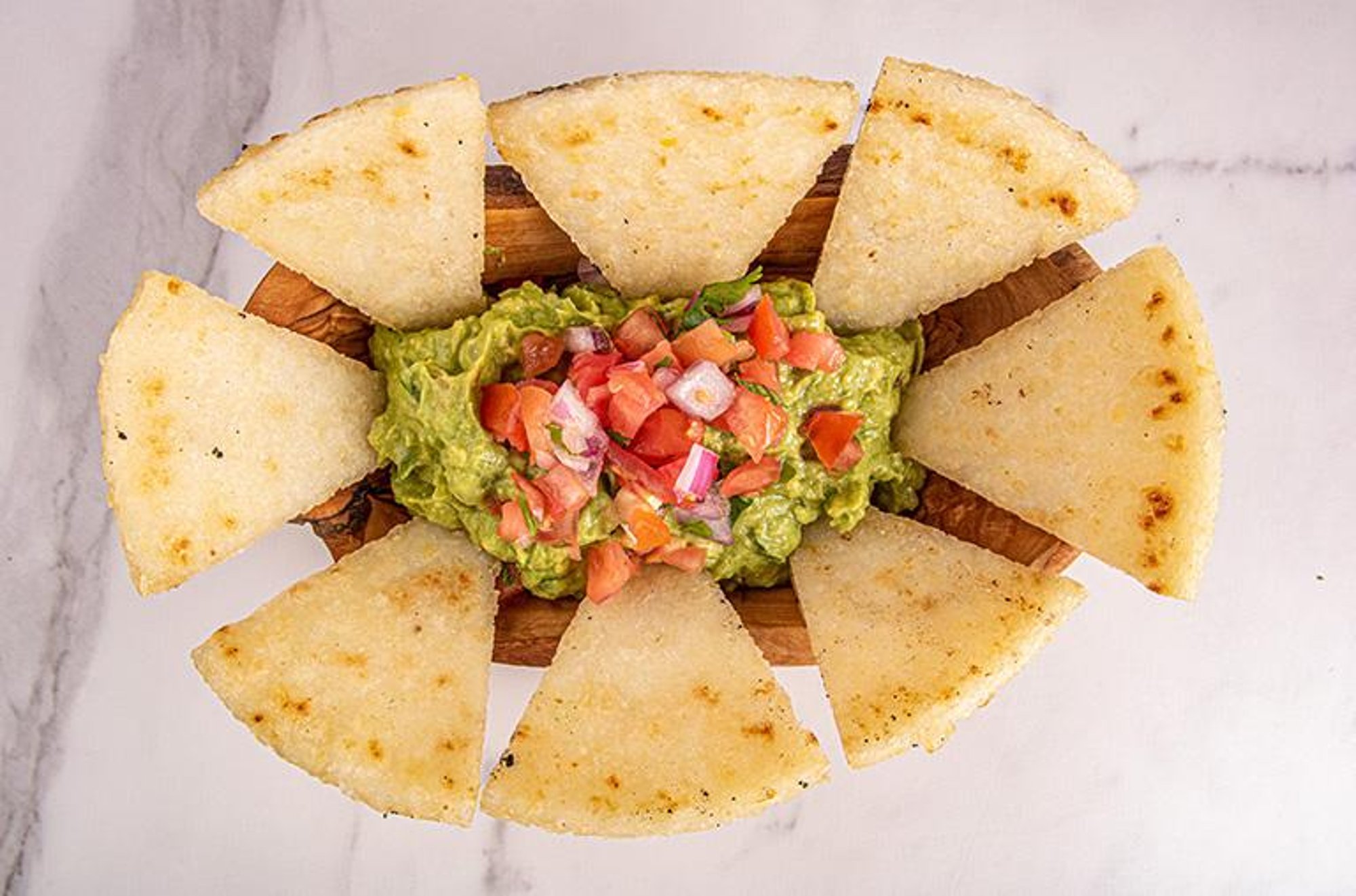 Guacamole & Arepa Frita
