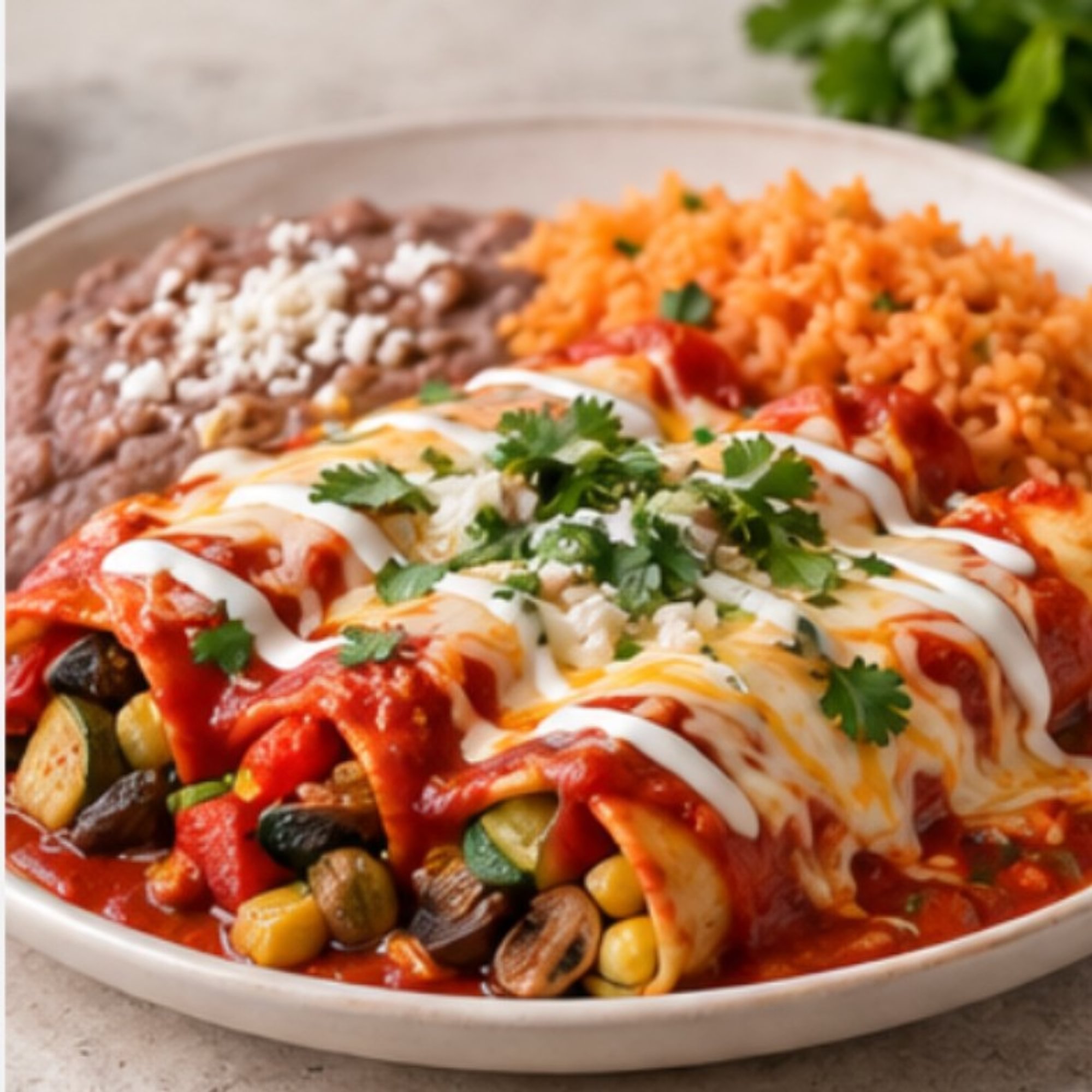 Veggie Enchiladas