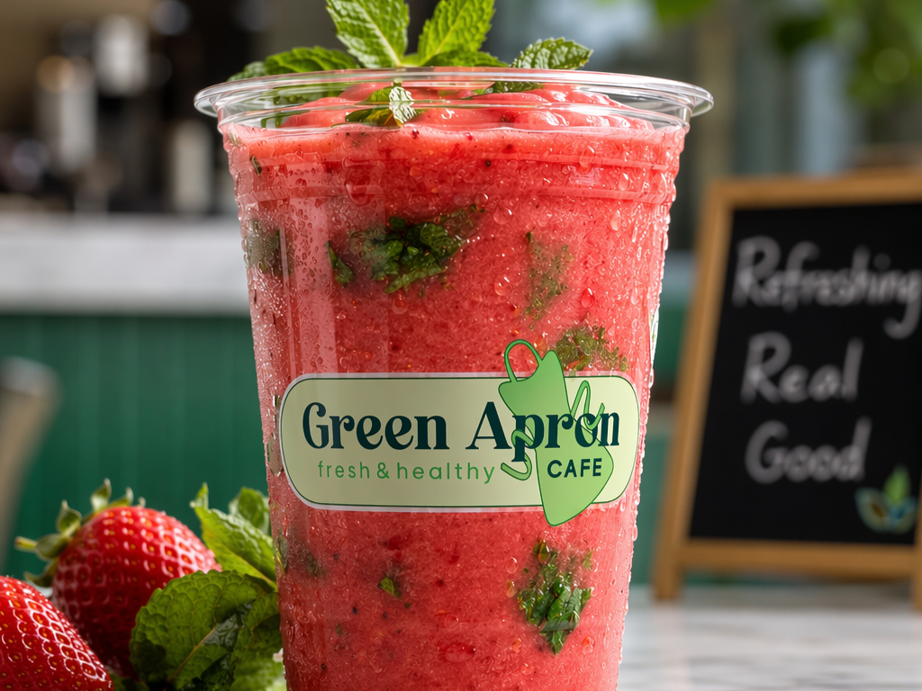 Strawberry Mint Smoothie