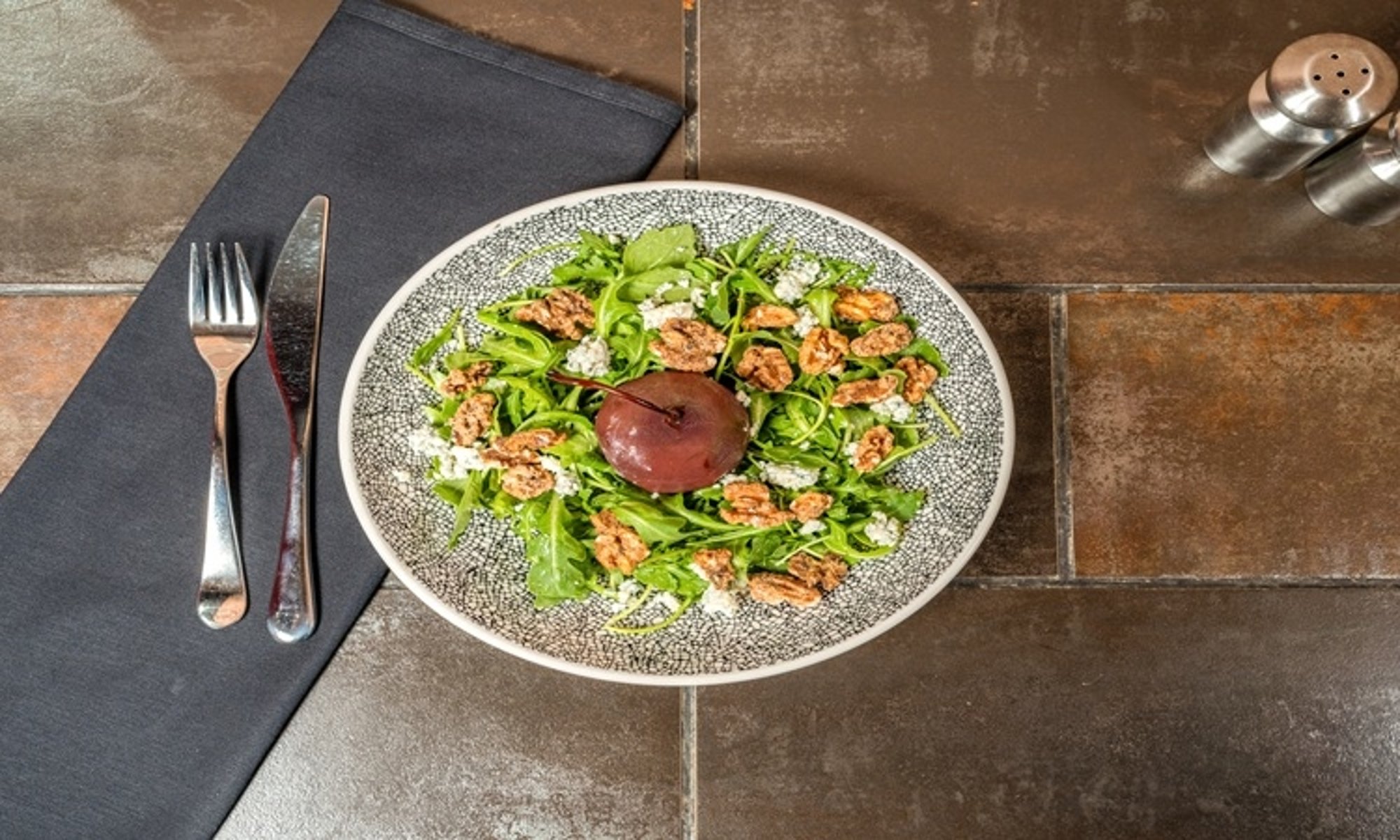 Poached Pear Salad
