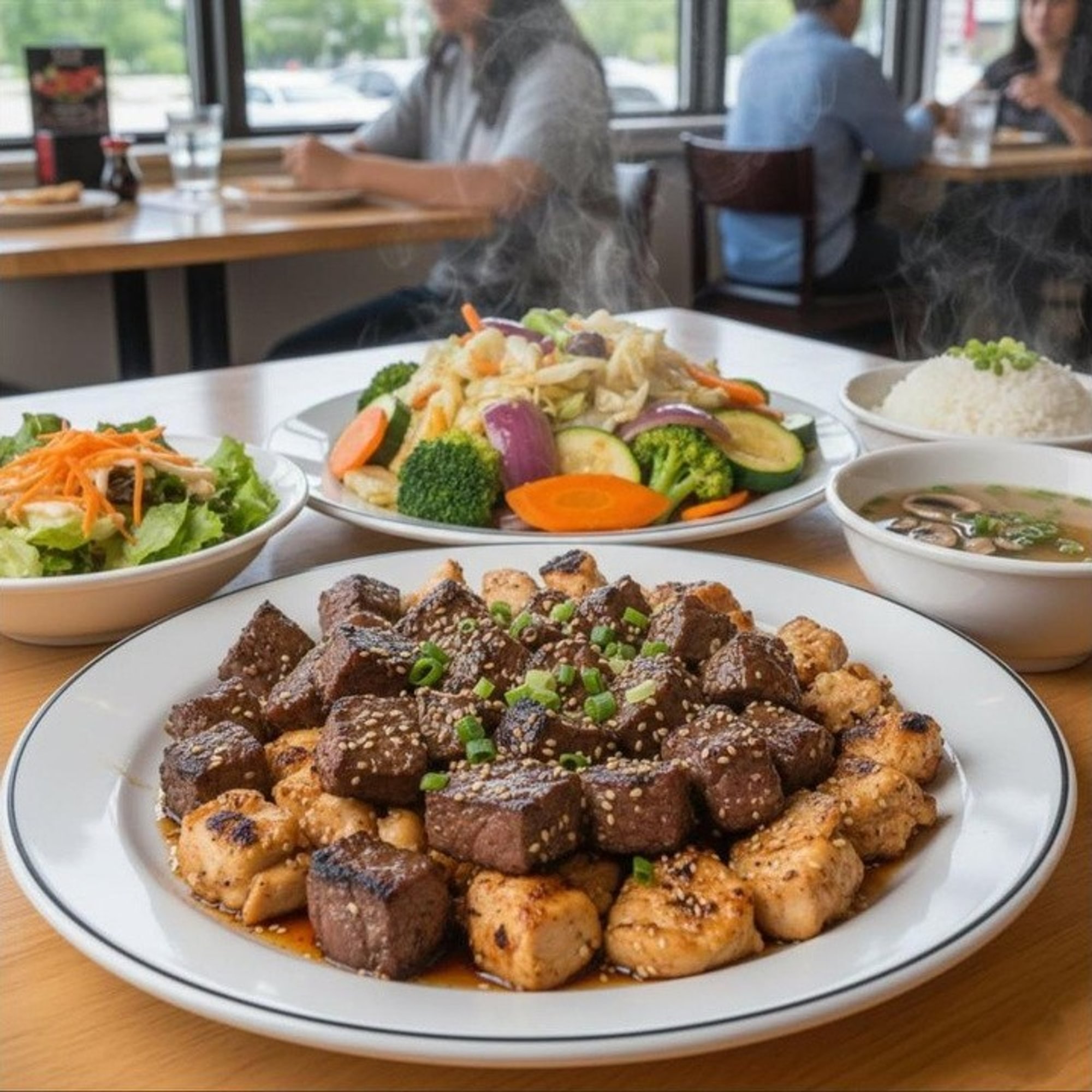 Lunch Hi Steak & Chicken (H Salad)
