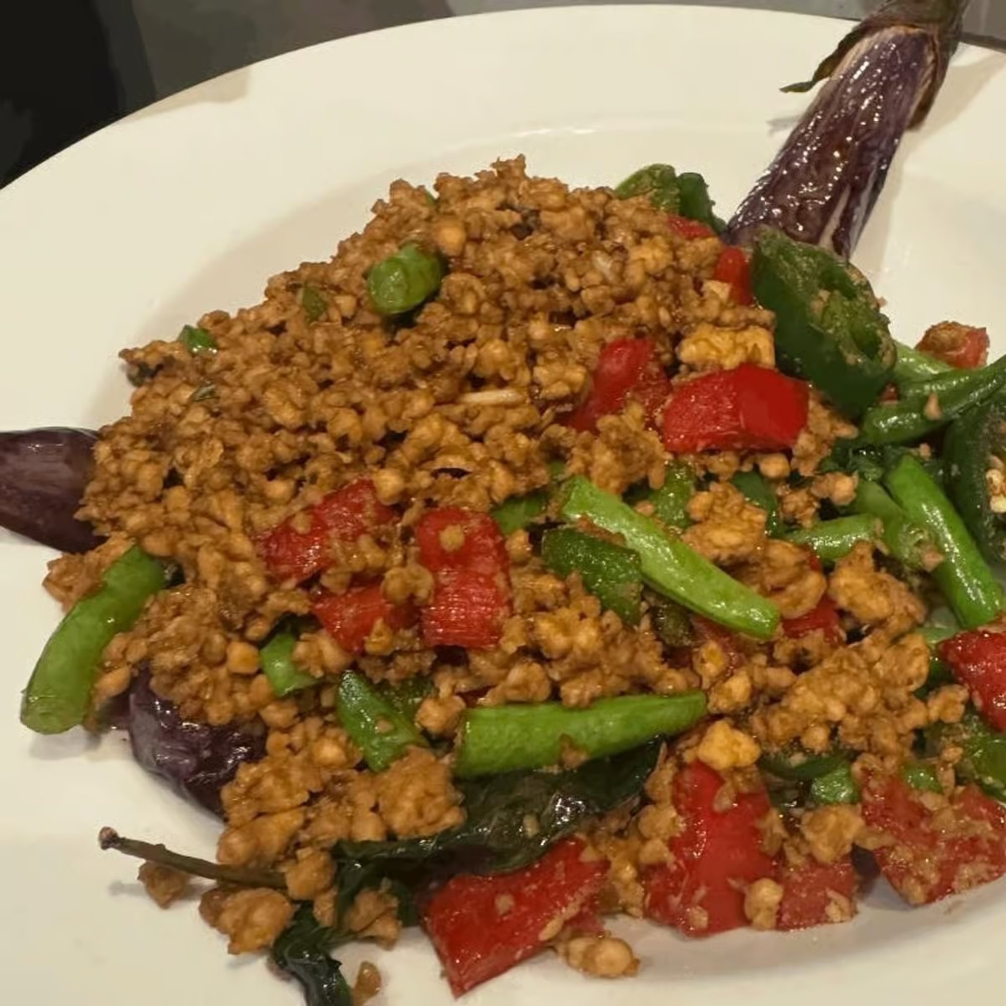 Eggplant with Basil