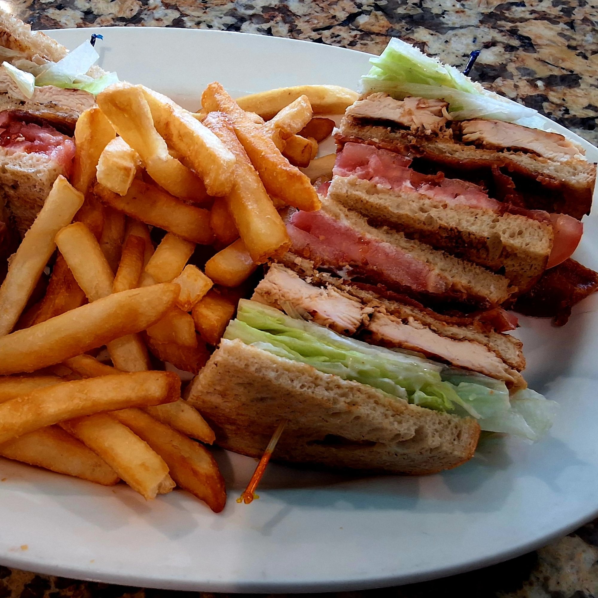 Grilled Chicken Club Sandwich