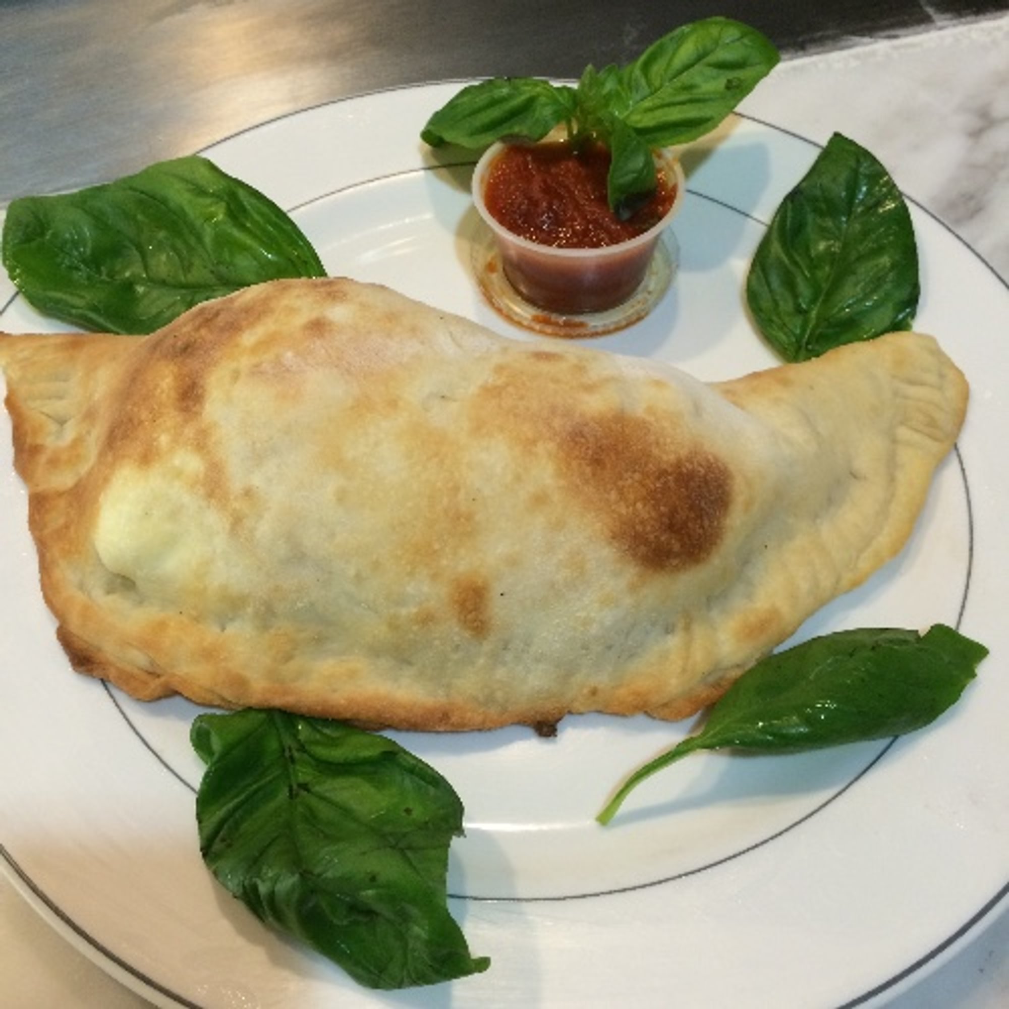 Chicken Cutlet Parmigiana Calzone