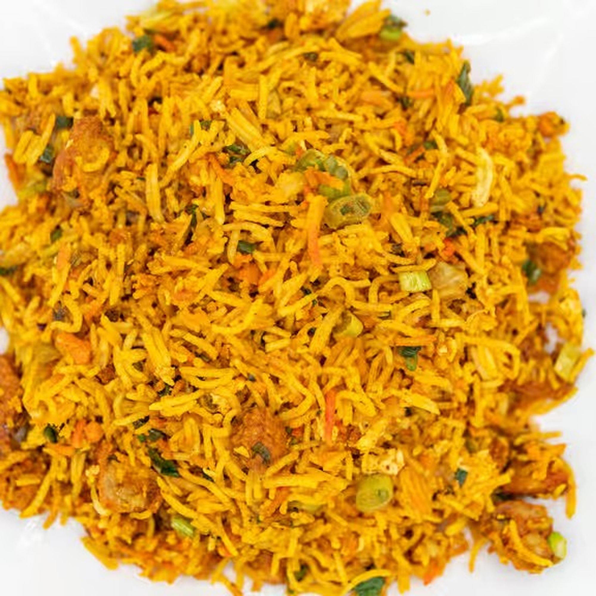 Seafood biryani