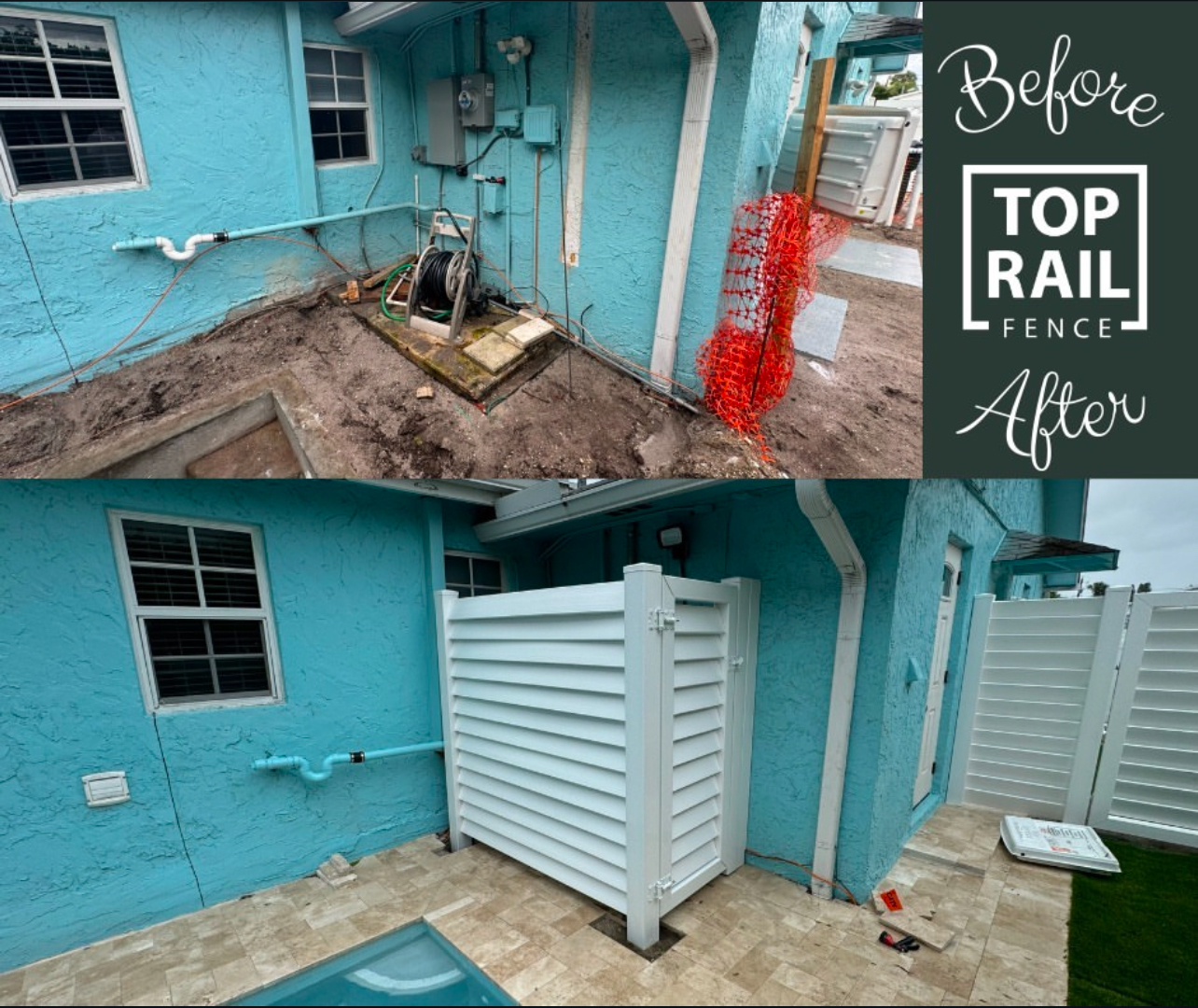 Top Rail Fence Pompano Beach Image