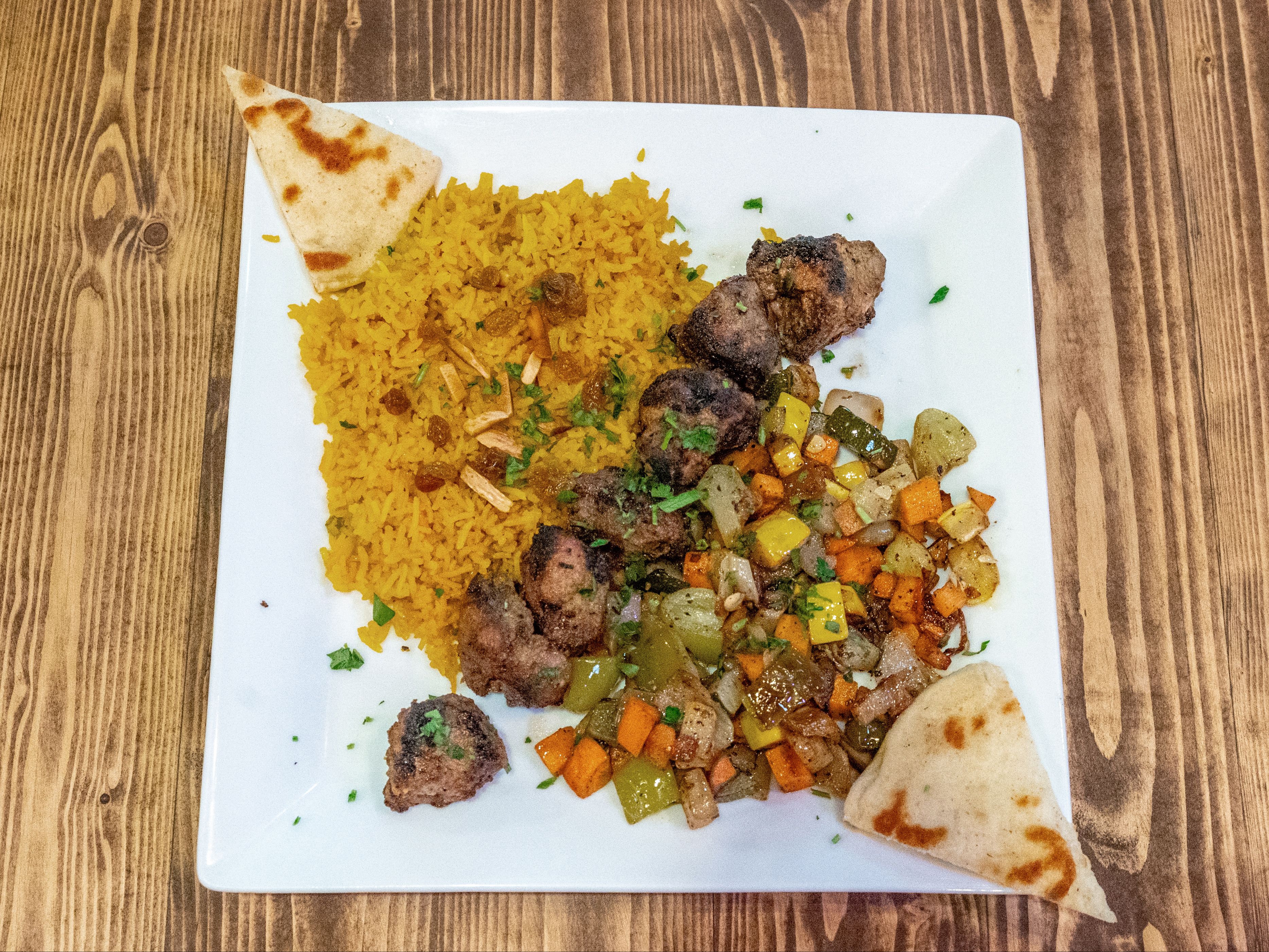 Lamb Kabob With Choice Of Your 2 Sides