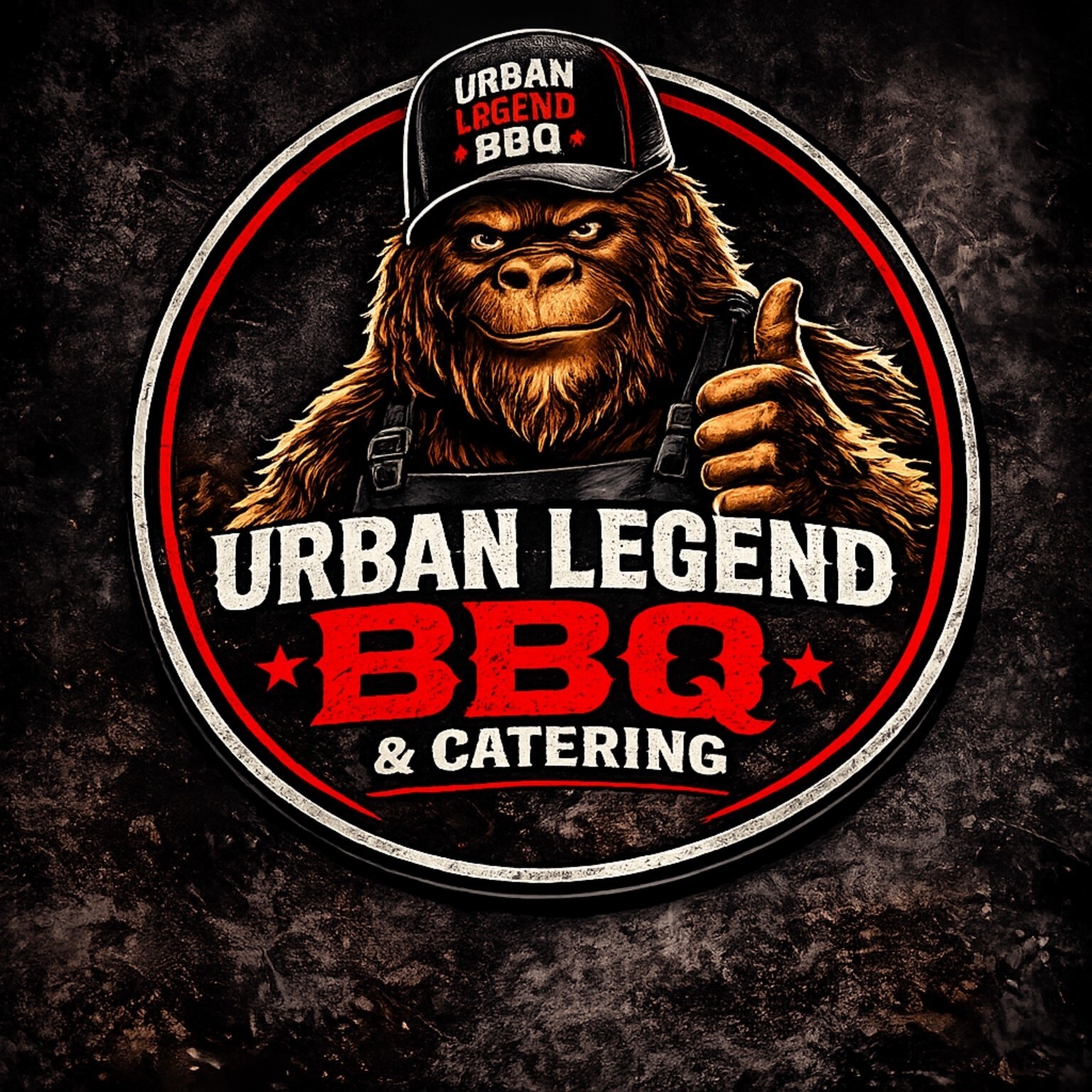 Urban Legend BBQ &amp; Catering Logo