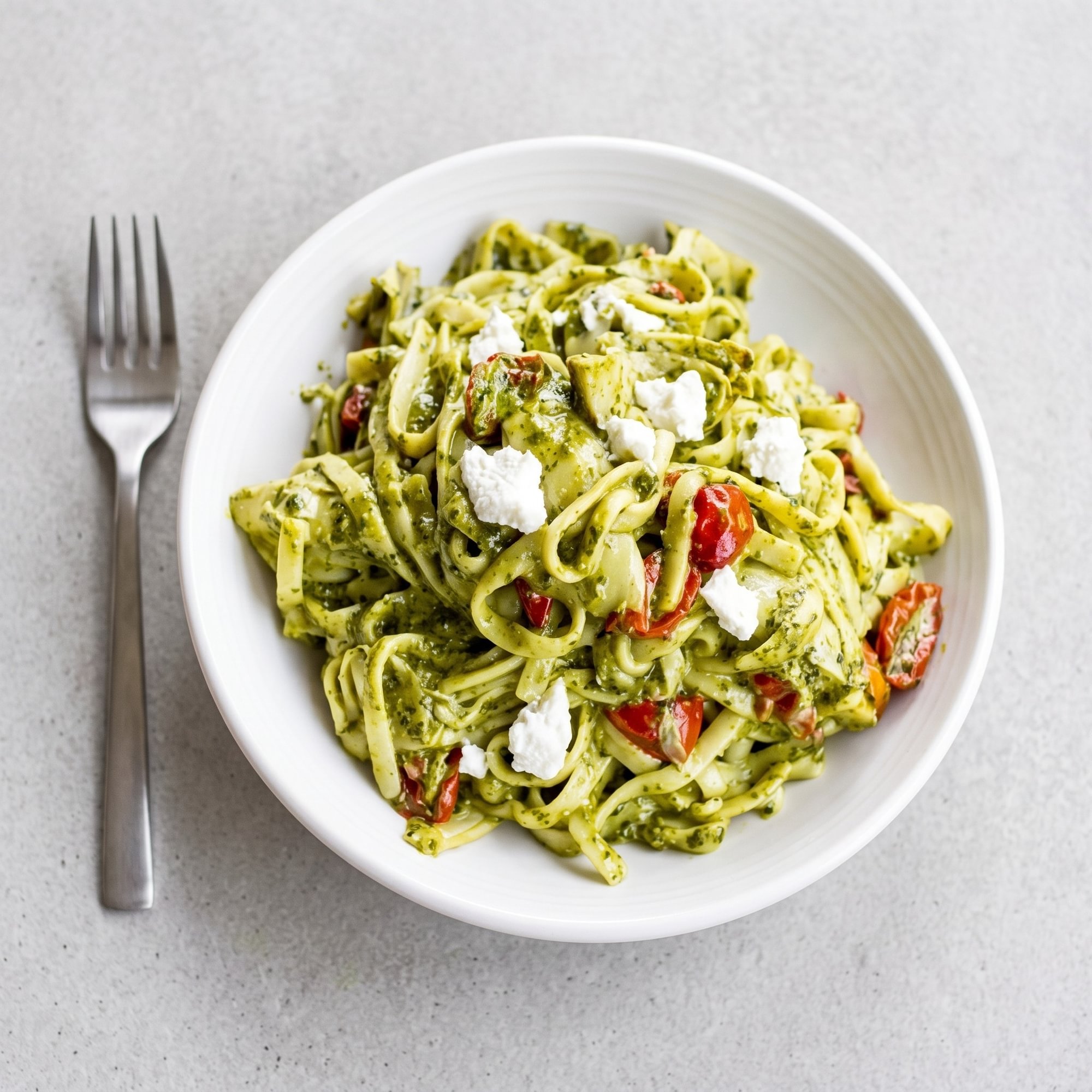 Pasta with Pesto Sauce