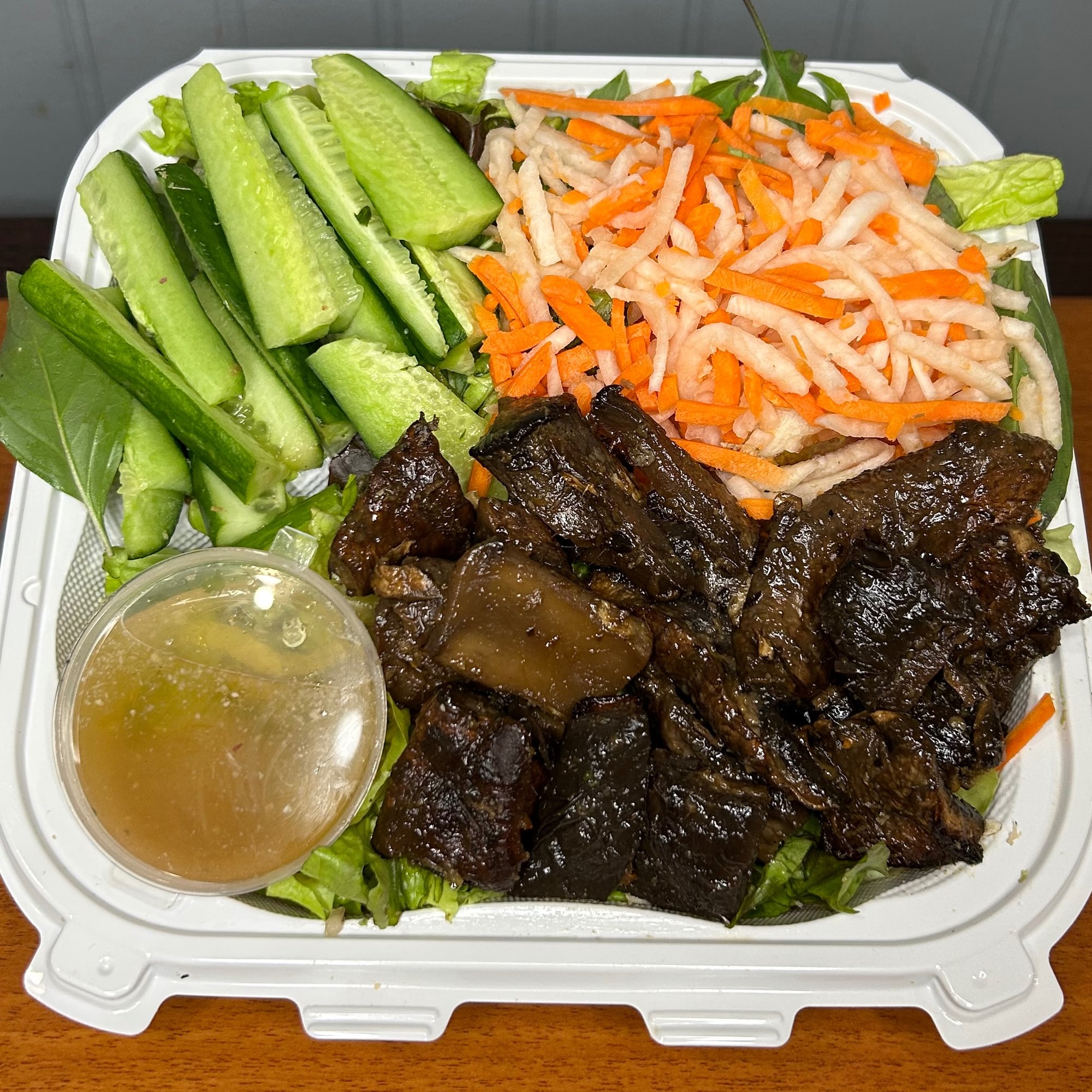 Portobello Mushroom Salad Bowl
