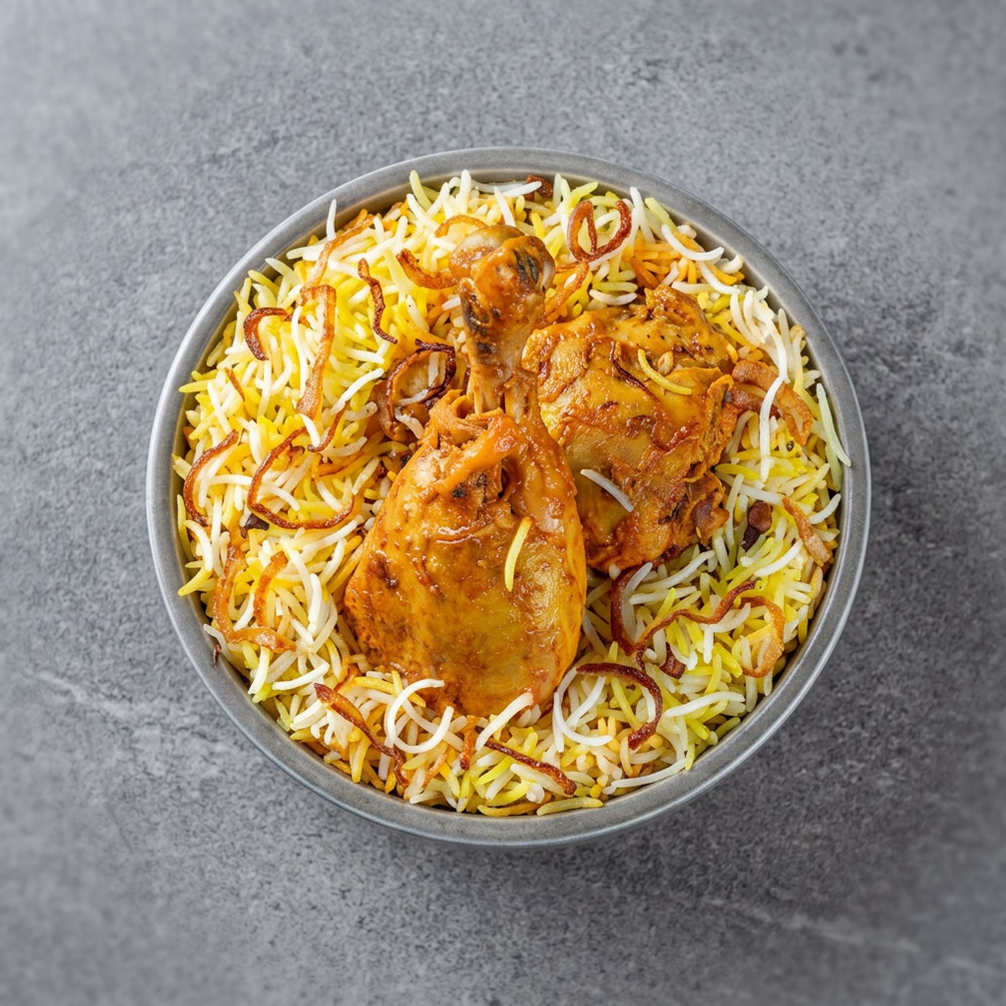 Chicken Fry Biryani/Pulao