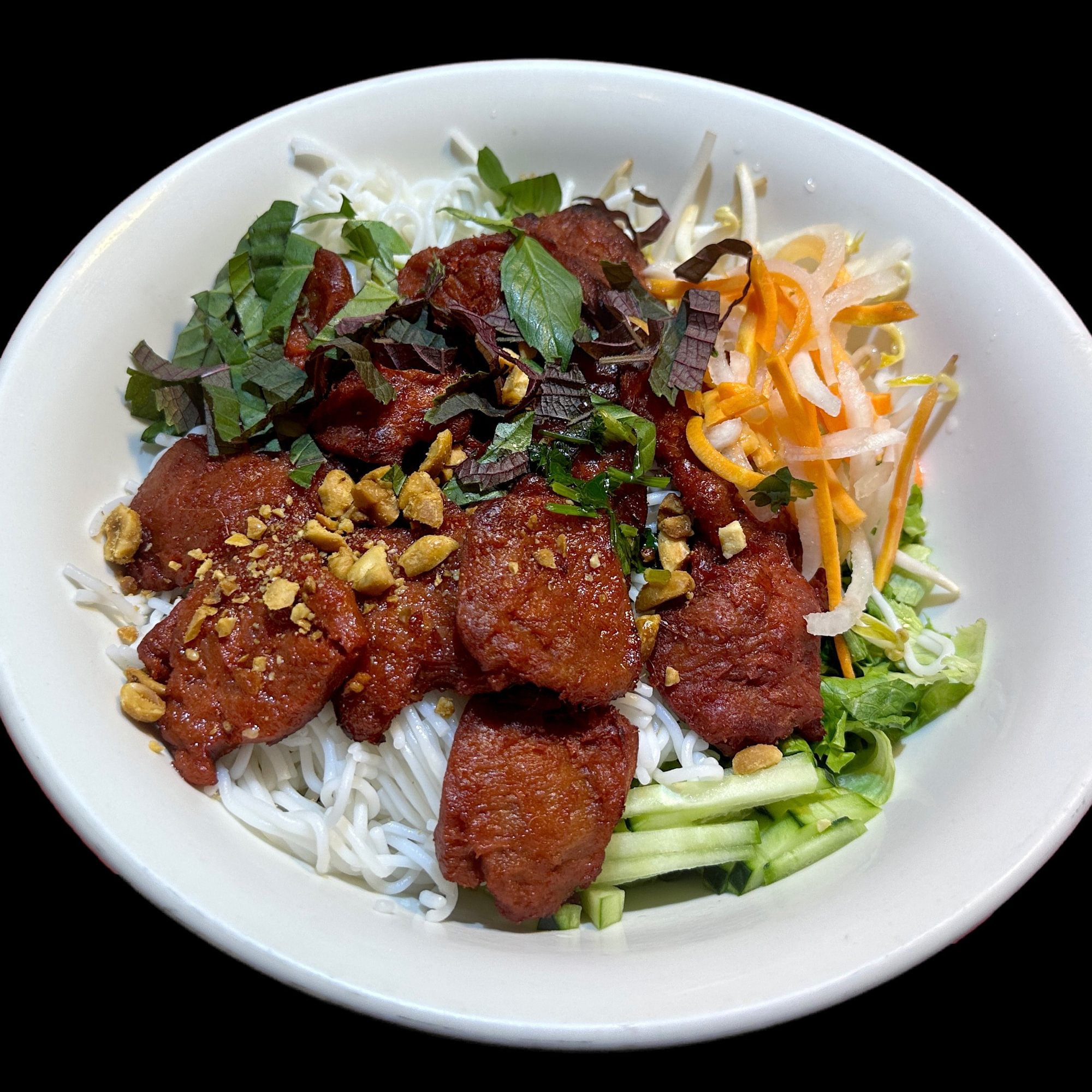 Charcoal Meat with Vermicelli