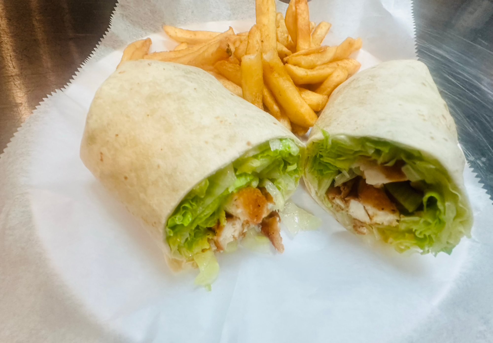 Chicken Caesar Hoagie Wrap